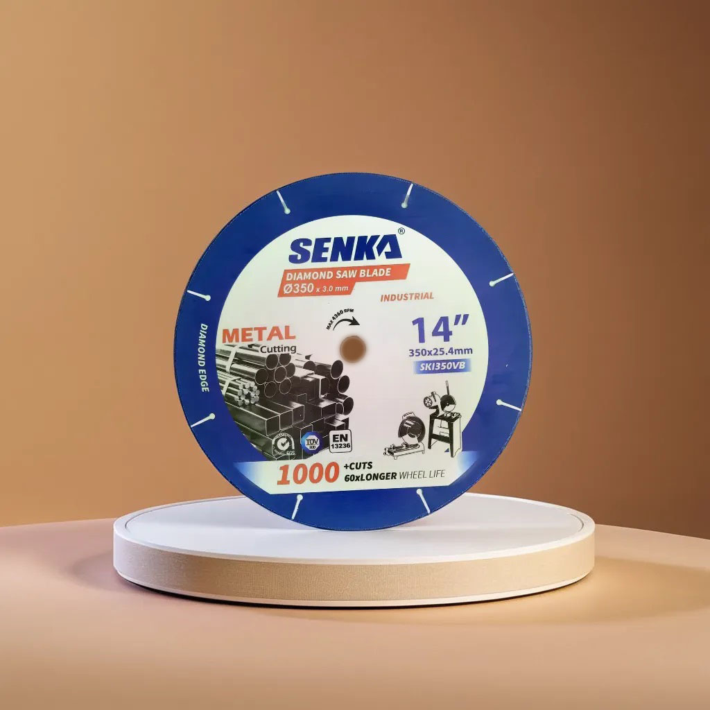Hình ảnh 7 của mặt hàng Lưỡi kim cương đa năng Ø350x3.0x25.4mm cho máy tua nhanh Senka