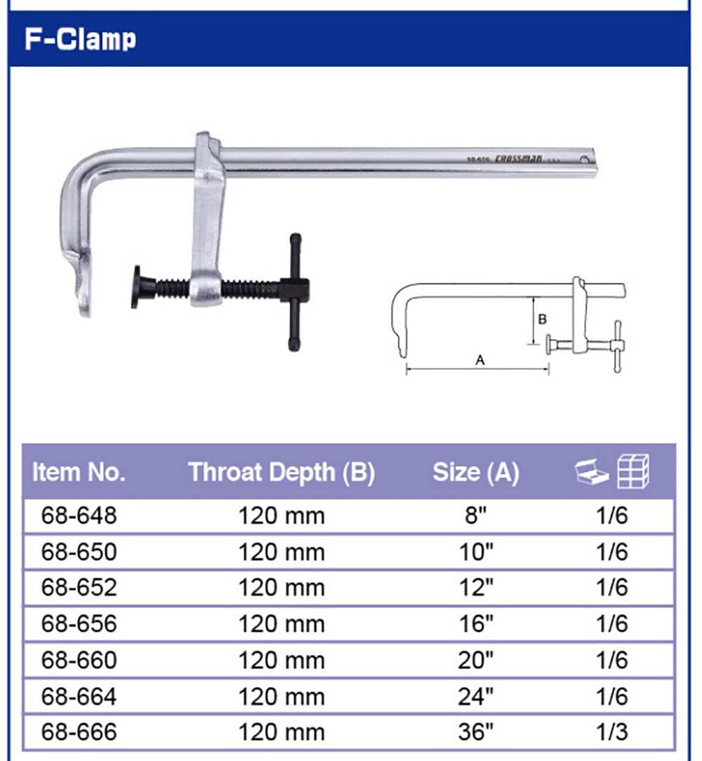 Hình ảnh 1 của mặt hàng Cảo chữ F 5T 20" Crossman