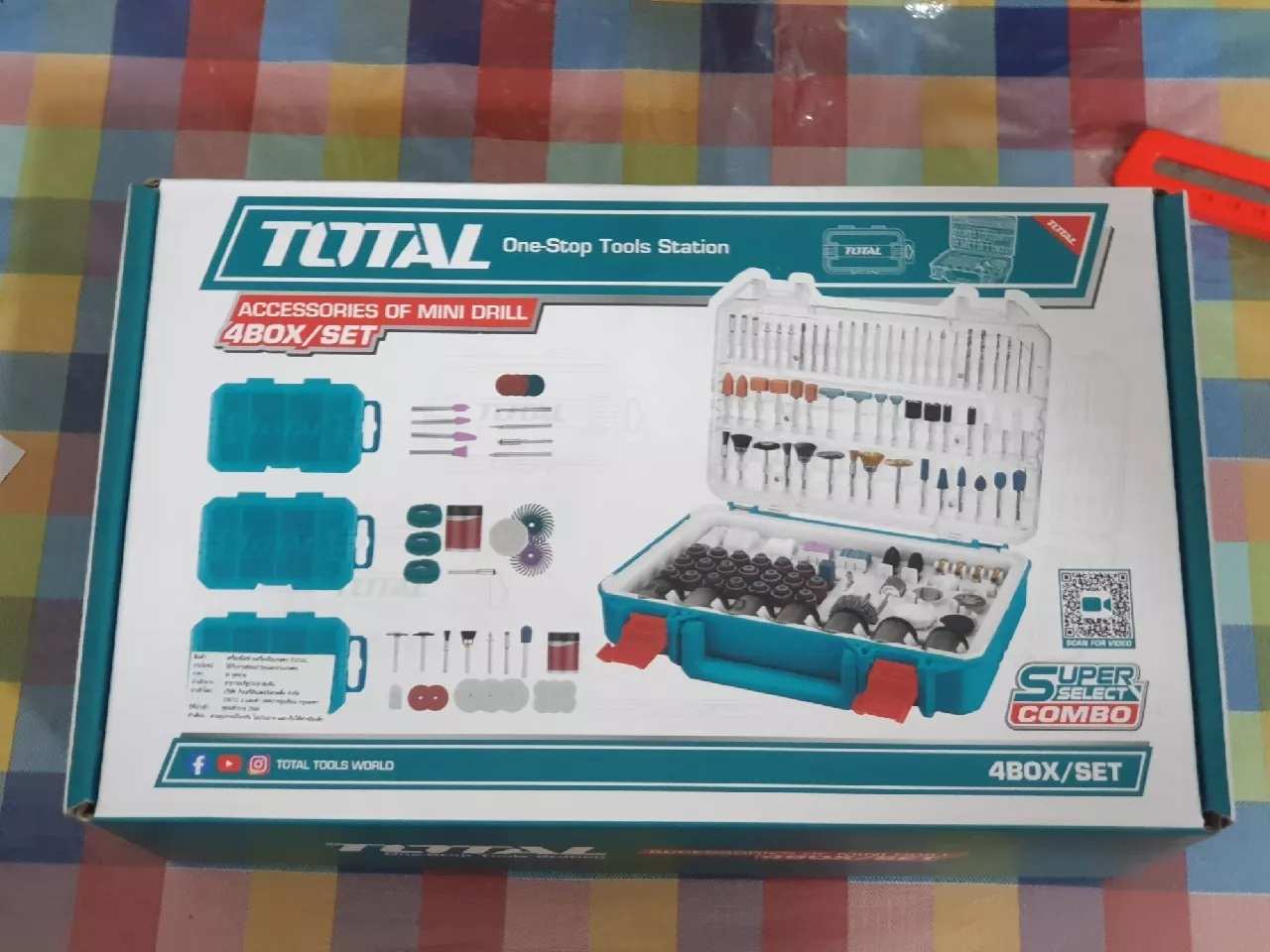 Hình ảnh 14 của mặt hàng Bộ 4 combo linh kiện máy mài khuôn Total