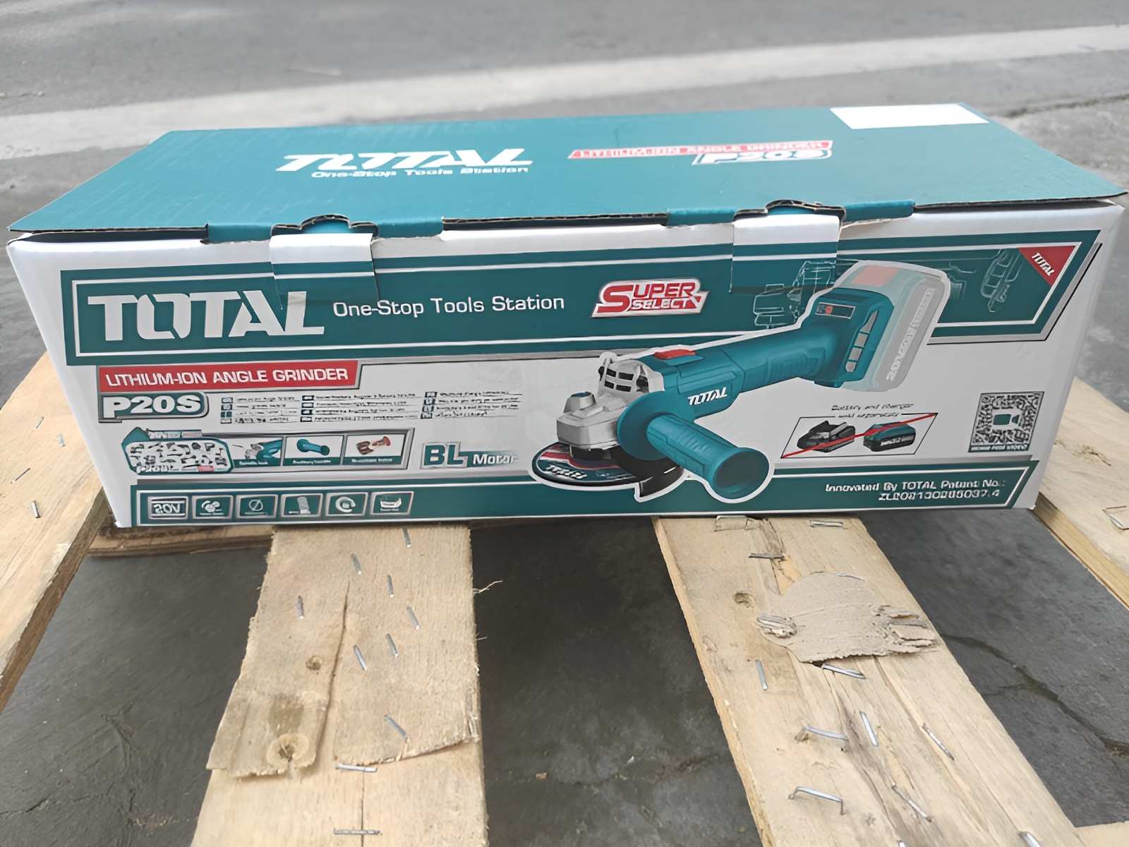 Hình ảnh 14 của mặt hàng Máy mài góc dùng pin 20V Total