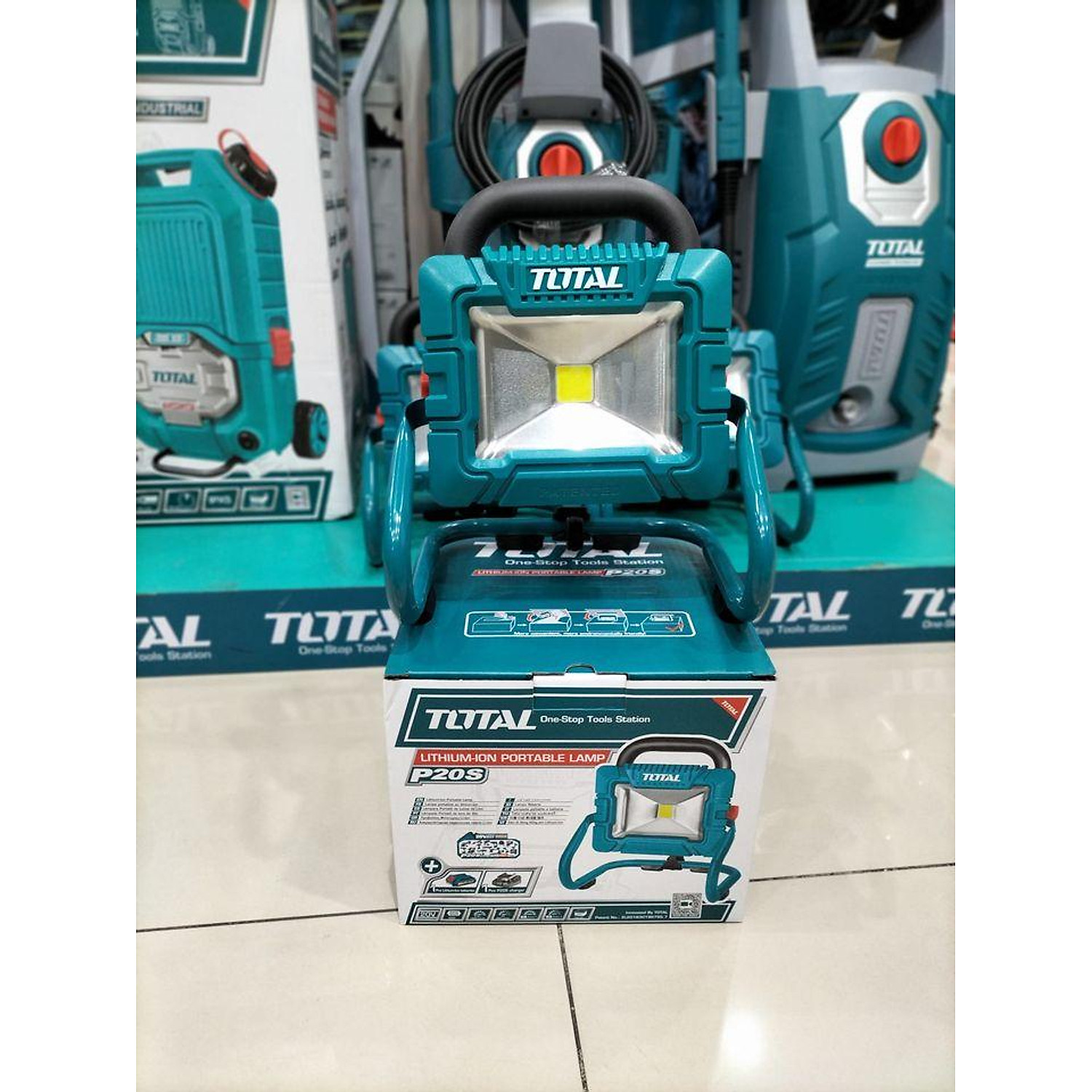 Hình ảnh 3 của mặt hàng Đèn di động dùng pin 20V Total