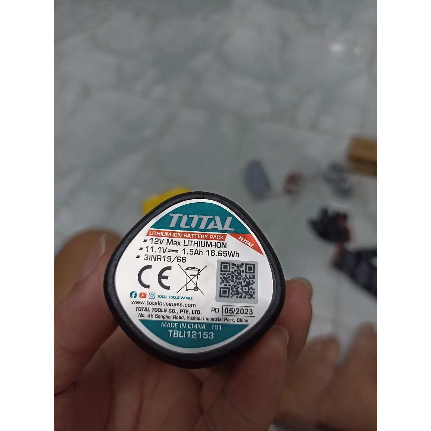 Hình ảnh 3 của mặt hàng Pin Lithium 12V Total