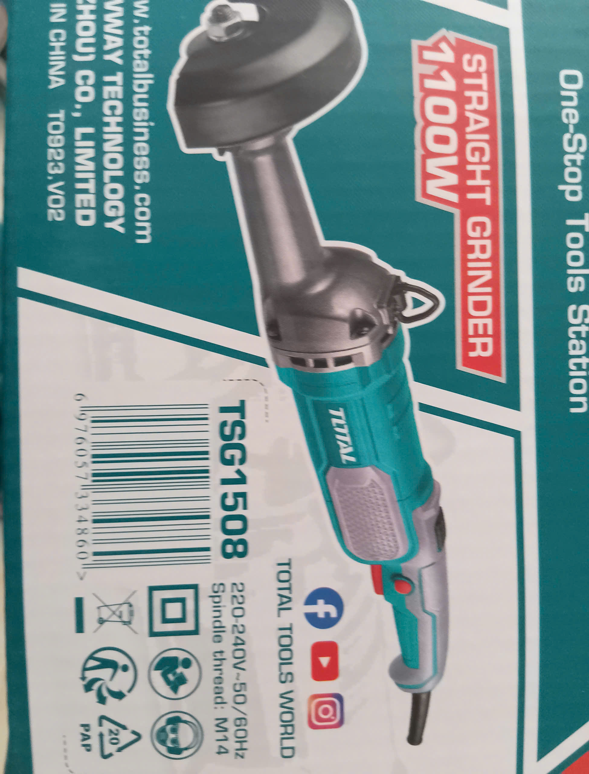 Hình ảnh 11 của mặt hàng Máy mài thẳng ø150mm 1100W Total