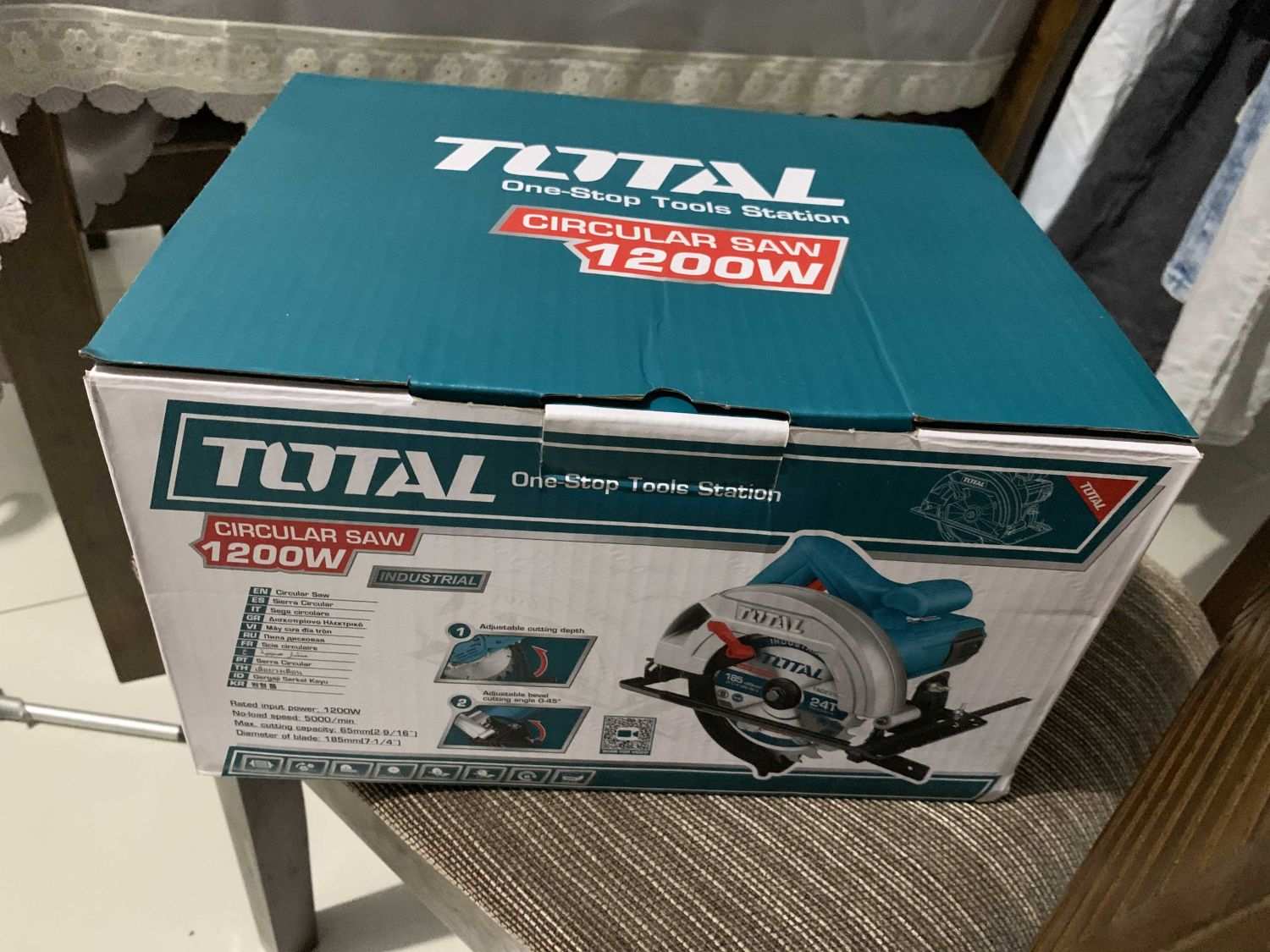 Hình ảnh 5 của mặt hàng Máy cưa đĩa tròn 1200W Total