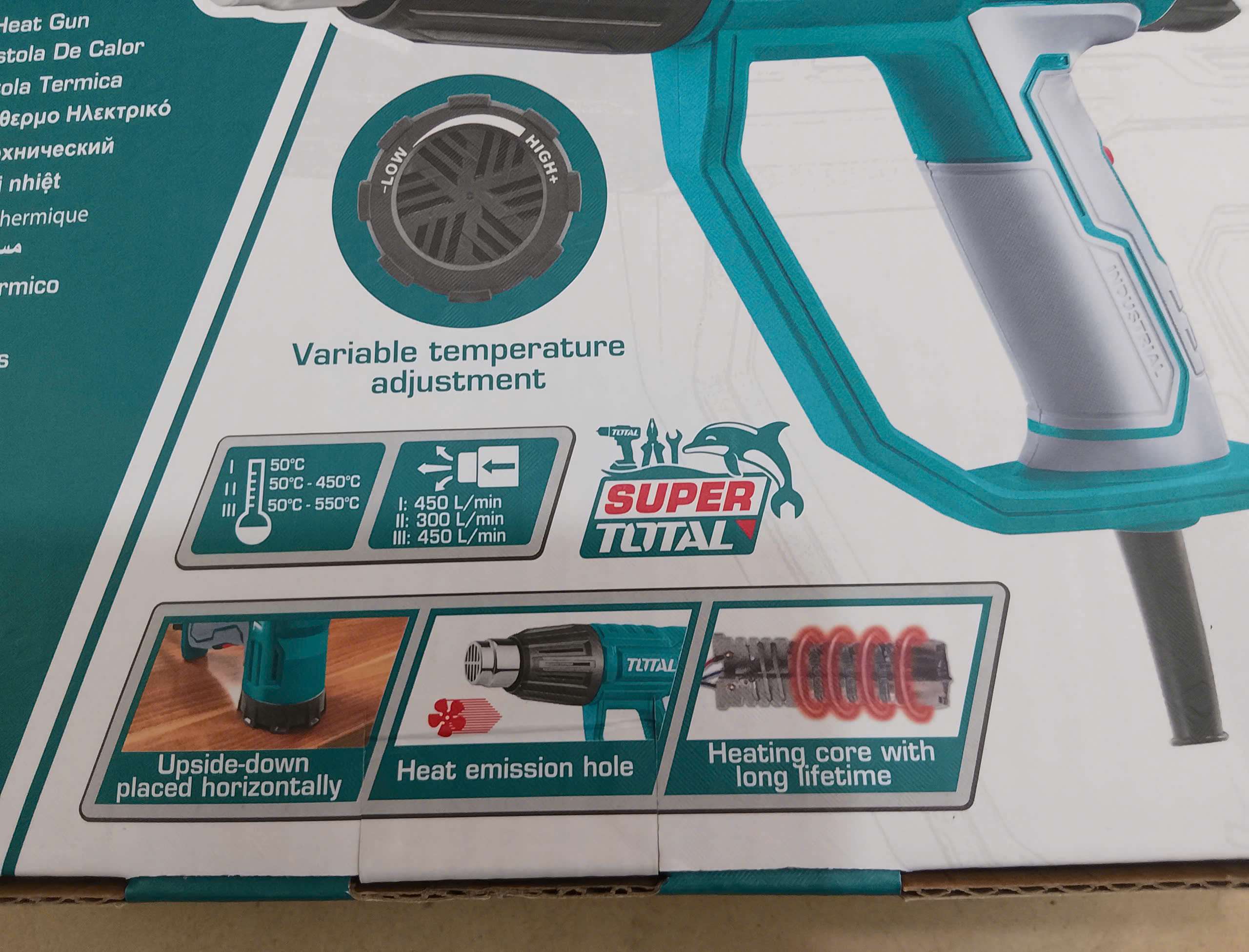 Hình ảnh 9 của mặt hàng Máy thổi nhiệt 2000W Total