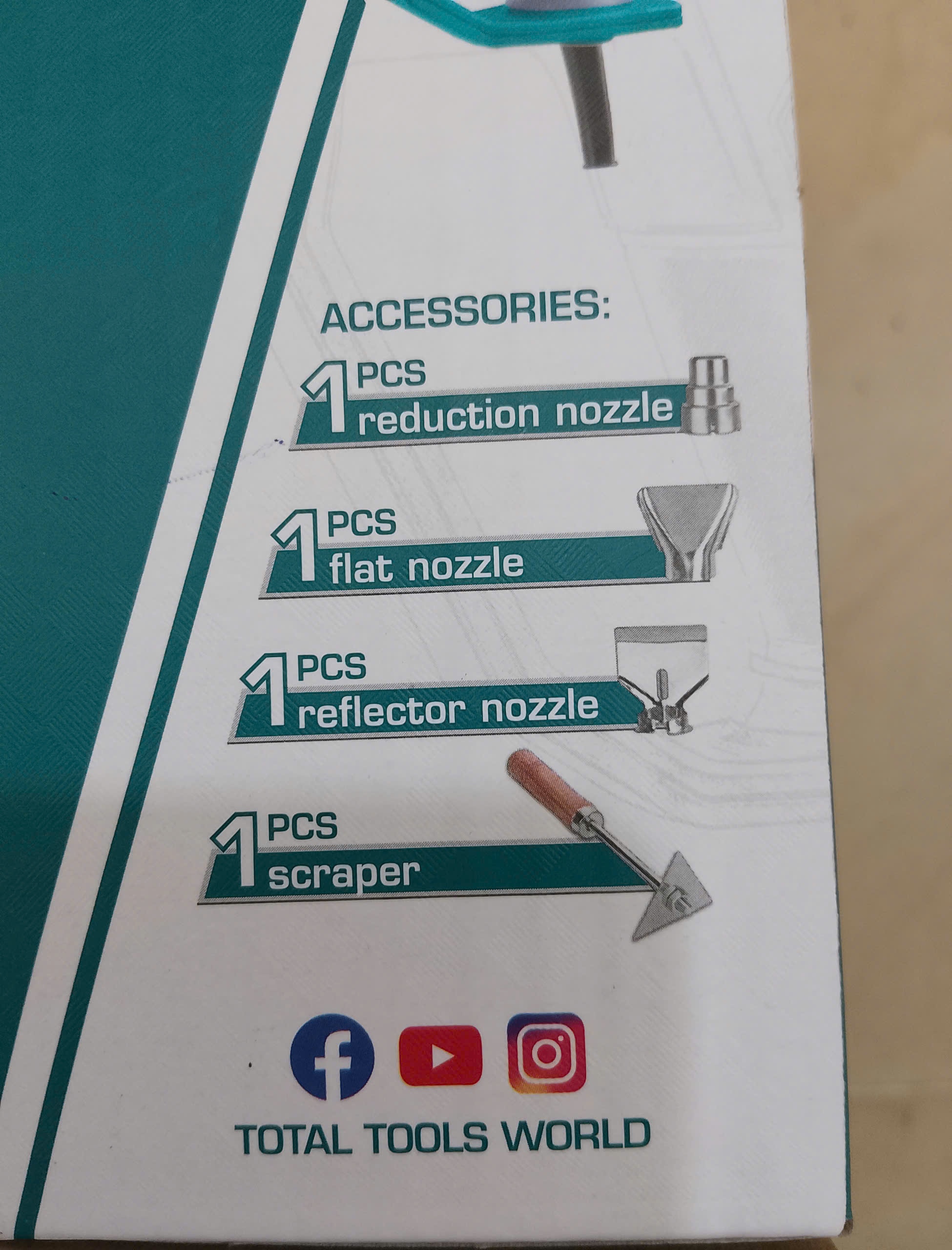 Hình ảnh 13 của mặt hàng Máy thổi nhiệt 2000W Total