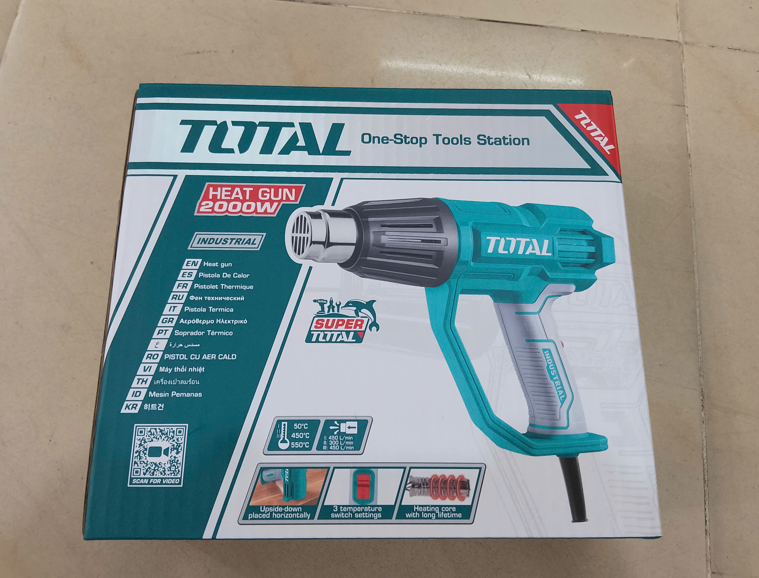 Hình ảnh 13 của mặt hàng Máy thổi nhiệt 2000W Total