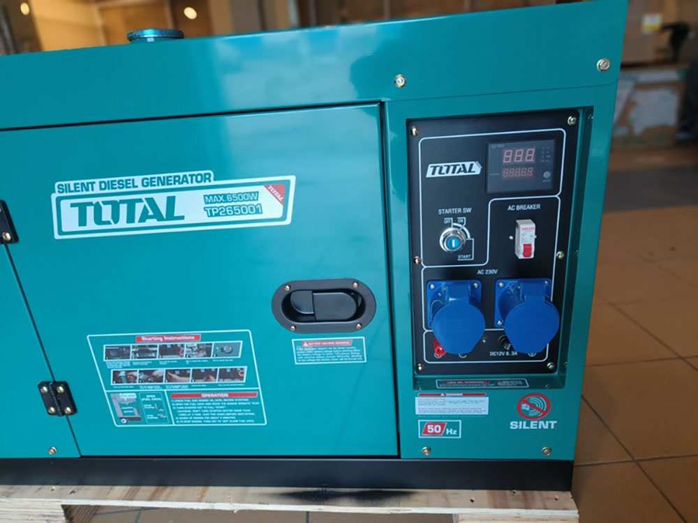 Hình ảnh 1 của mặt hàng Máy phát điện dùng dầu 6.5kW Total