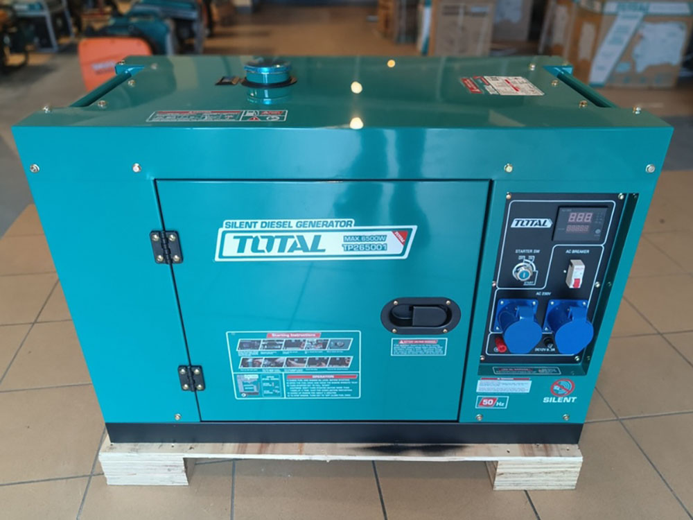 Hình ảnh 4 của mặt hàng Máy phát điện dùng dầu 6.5kW Total