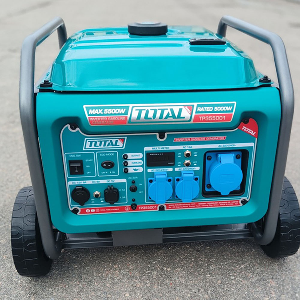 Hình ảnh 3 của mặt hàng Máy phát điện dùng xăng biến tần 5.5kW Total