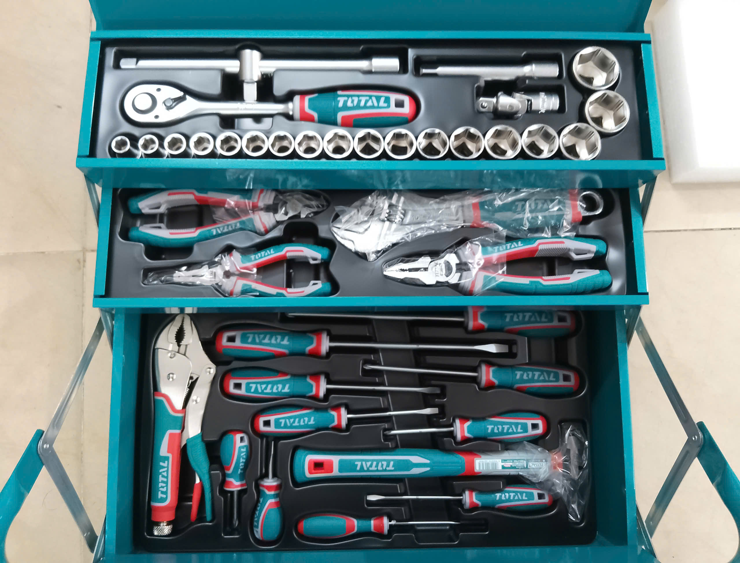 Hình ảnh 10 của mặt hàng Bộ 108 công cụ Total