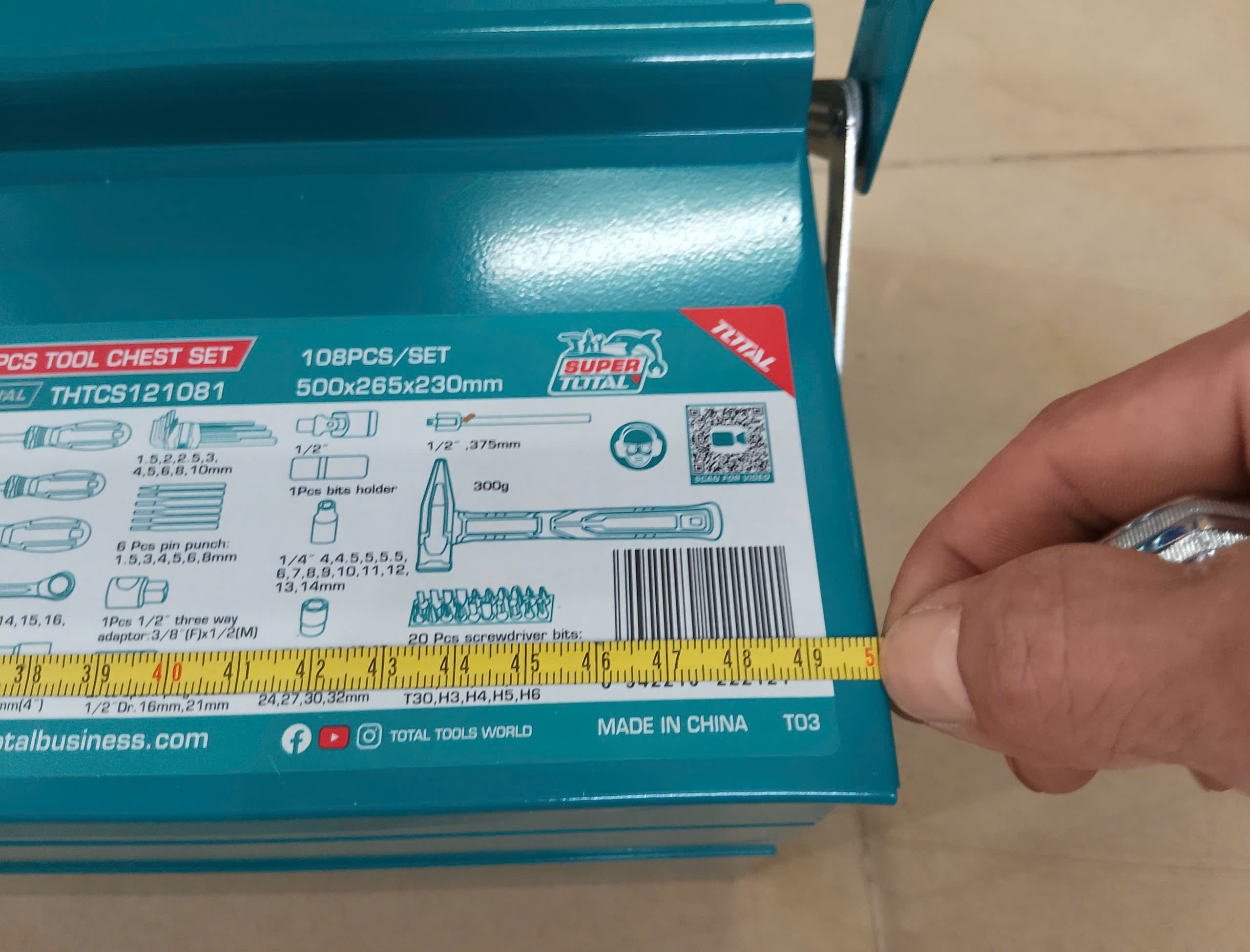 Hình ảnh 11 của mặt hàng Bộ 108 công cụ Total