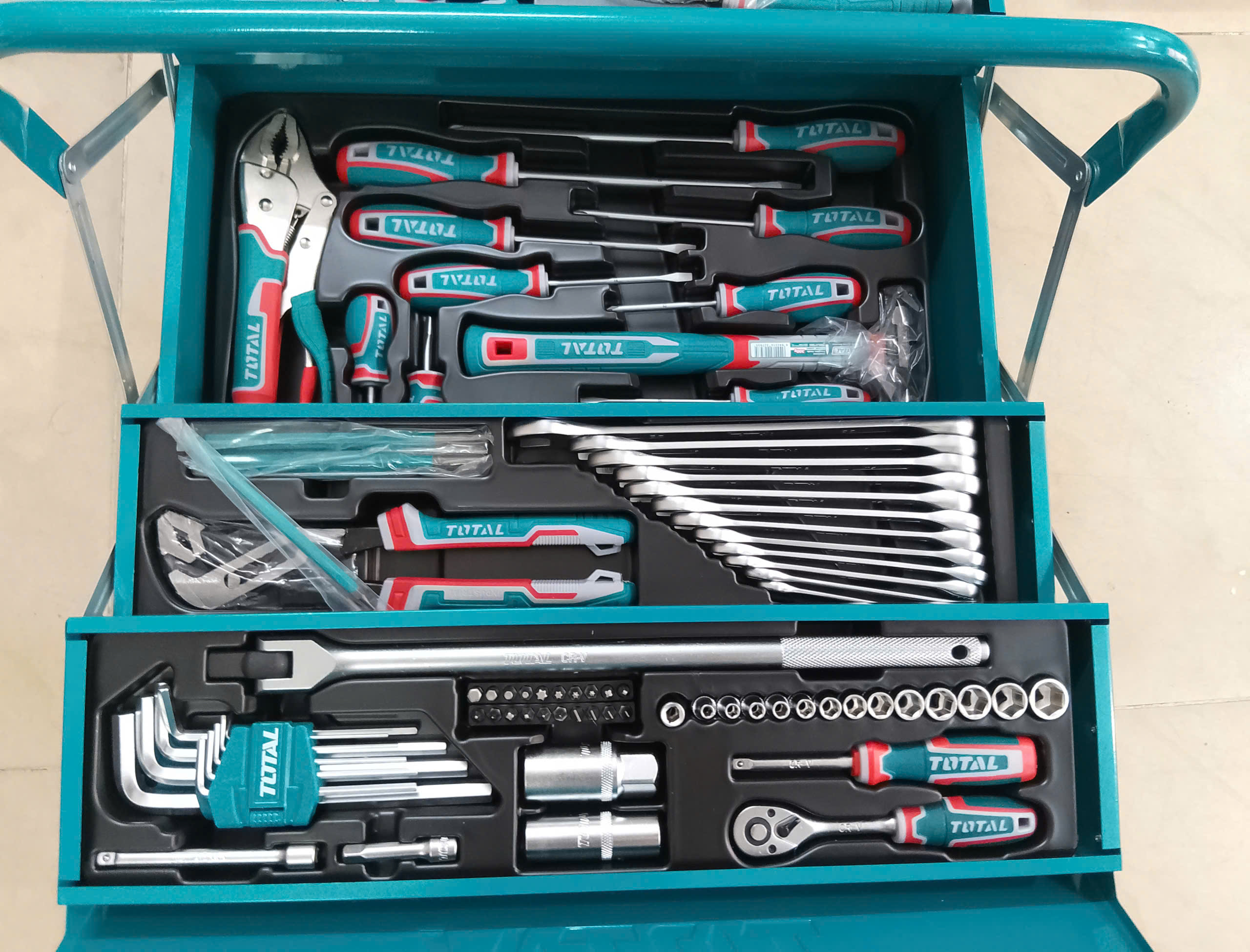 Hình ảnh 15 của mặt hàng Bộ 108 công cụ Total
