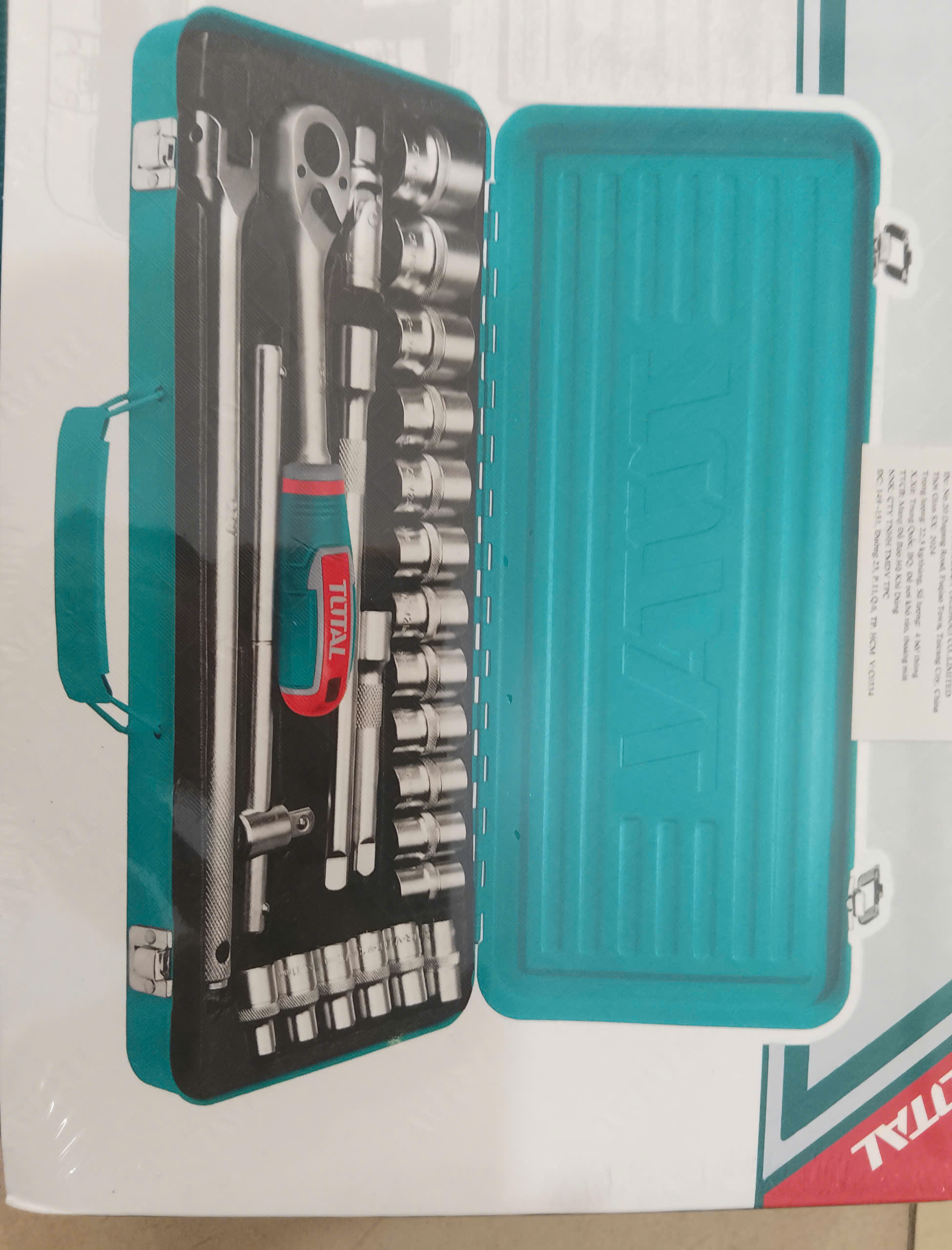 Hình ảnh 12 của mặt hàng Bộ 24 đầu tuýp 1/2" Total