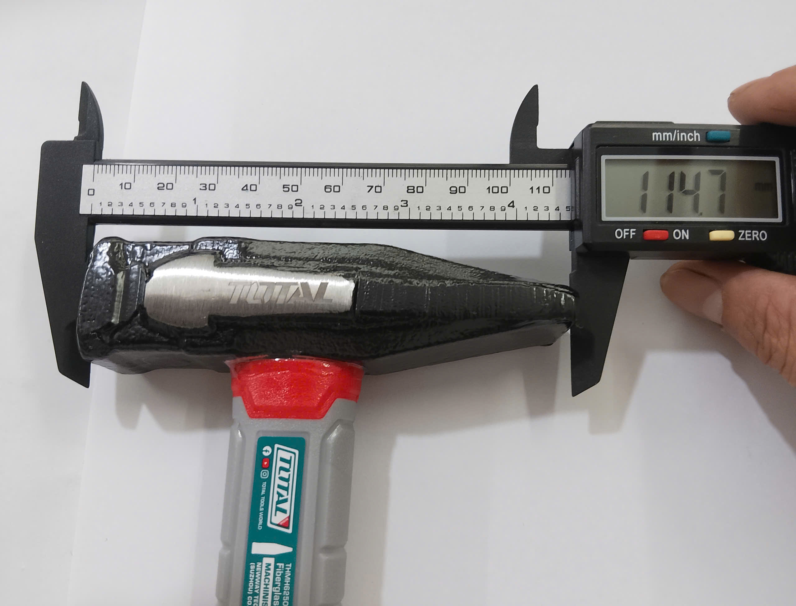 Hình ảnh 9 của mặt hàng Búa đinh đầu dẹp & vuông 500g Total