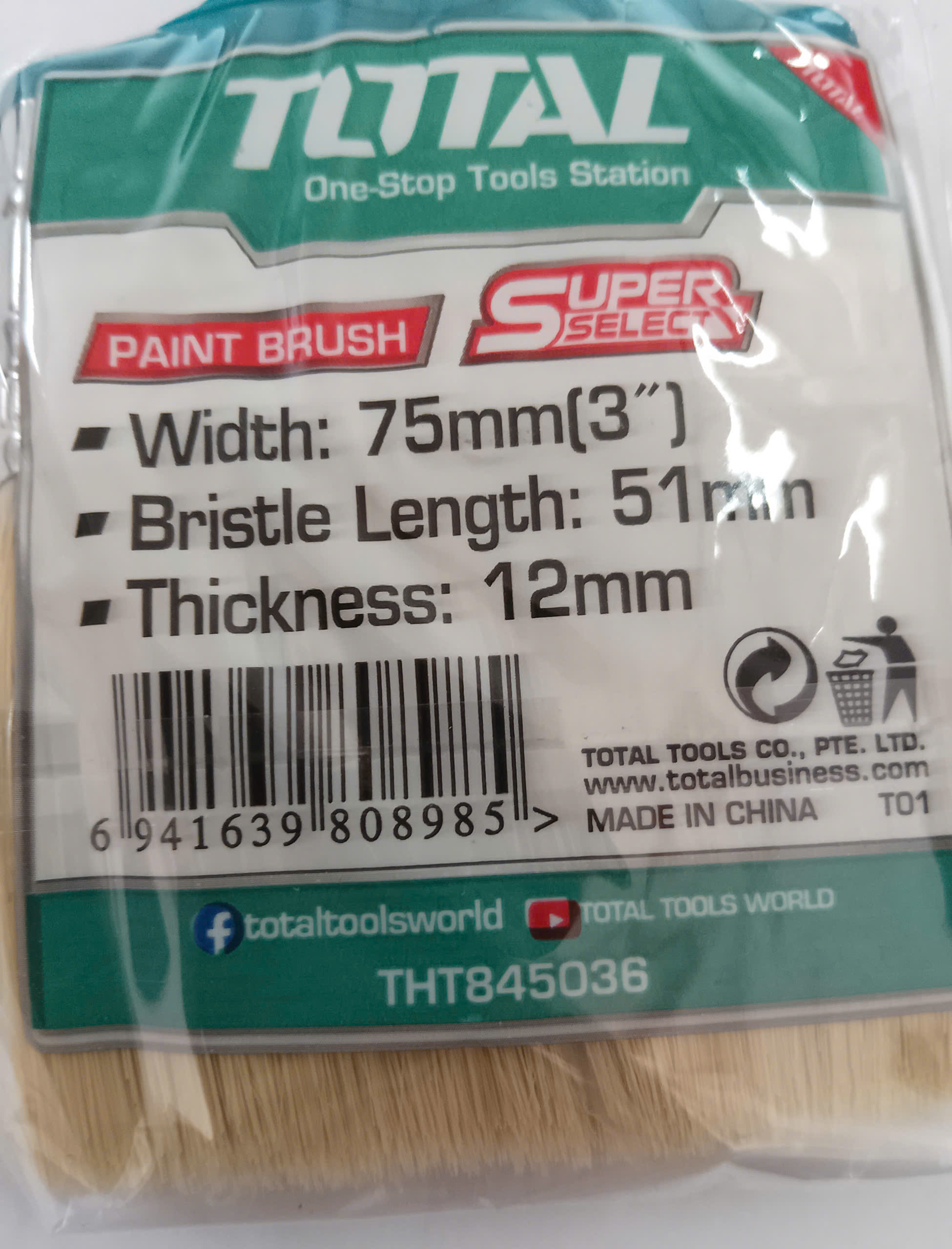 Hình ảnh 11 của mặt hàng Cọ sơn 3 inch Total