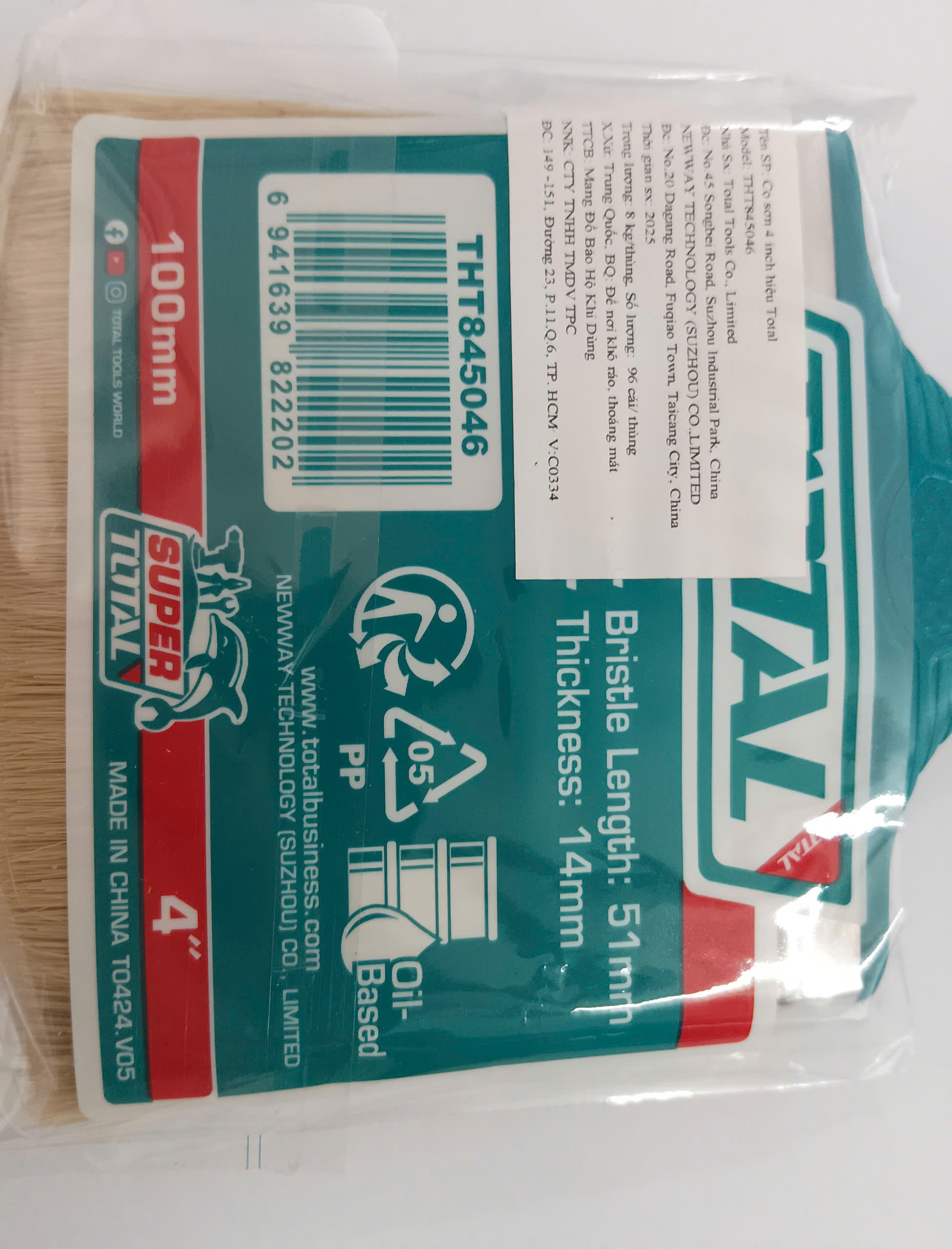 Hình ảnh 6 của mặt hàng Cọ sơn 4 inch Total