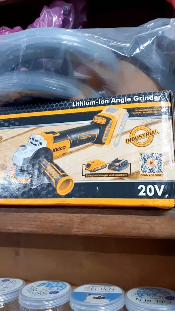 Hình ảnh 13 của mặt hàng Máy mài góc dùng pin 20V (không bao gồm pin và sạc) Ingco