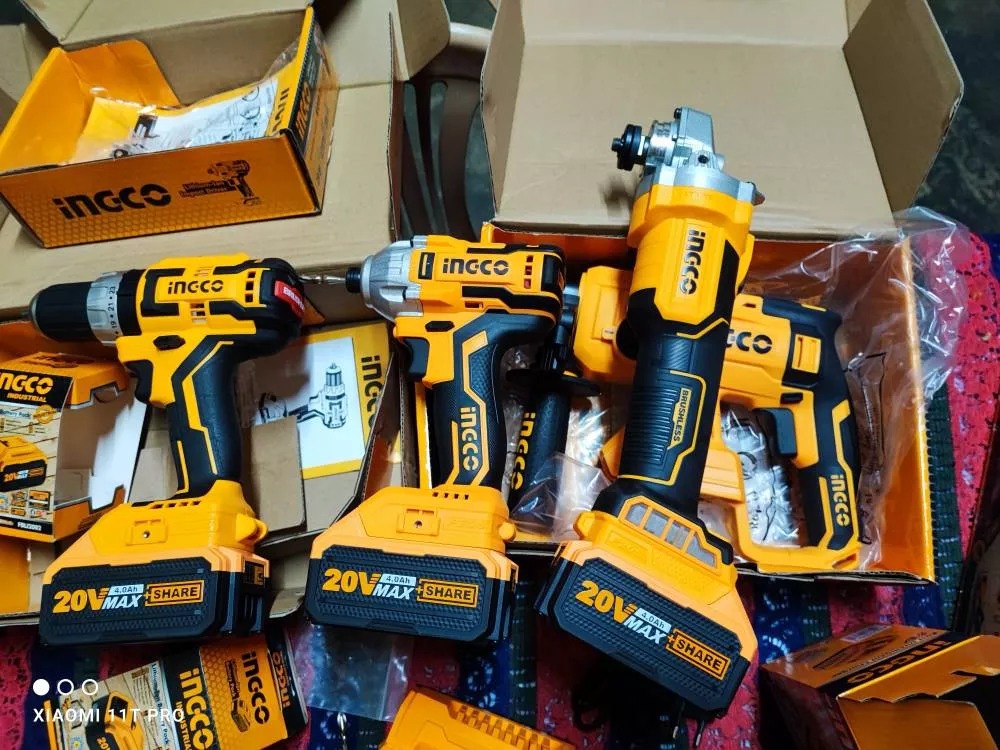 Hình ảnh 11 của mặt hàng Máy mài góc dùng pin 20V (không bao gồm pin và sạc) Ingco