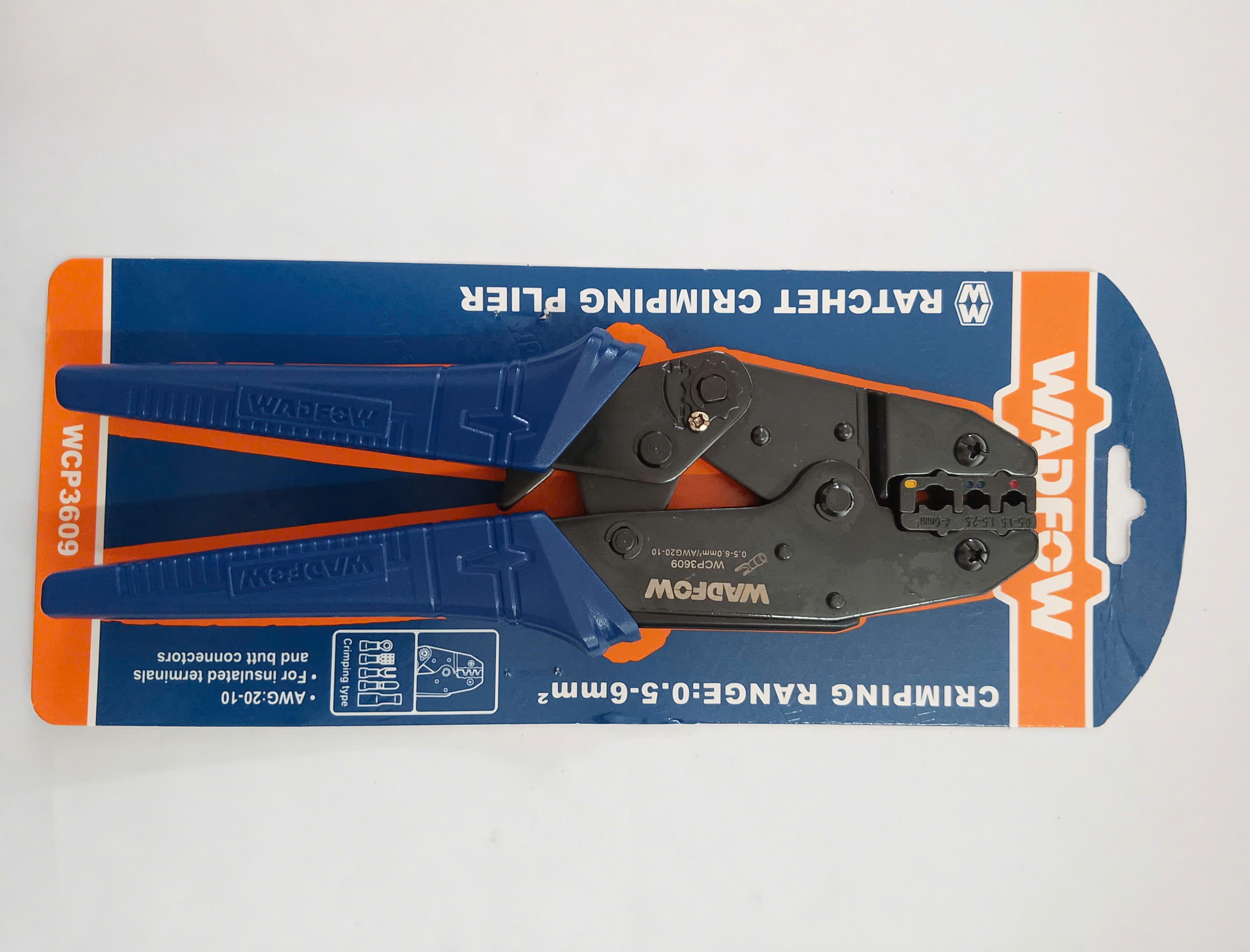 Hình ảnh 6 của mặt hàng Kềm bấm cos 0.5-6mm² 228mm (9") Wadfow