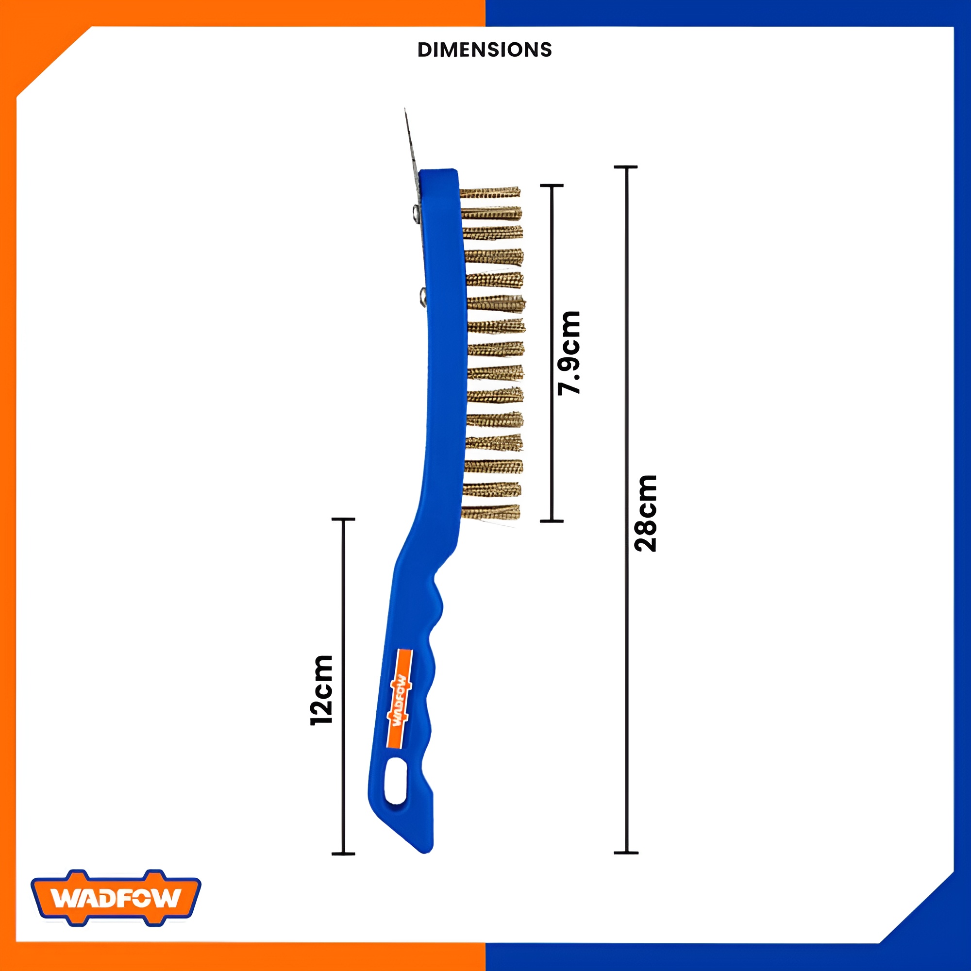 Hình ảnh 4 của mặt hàng Bàn chải đánh gỉ 290mm Wadfow