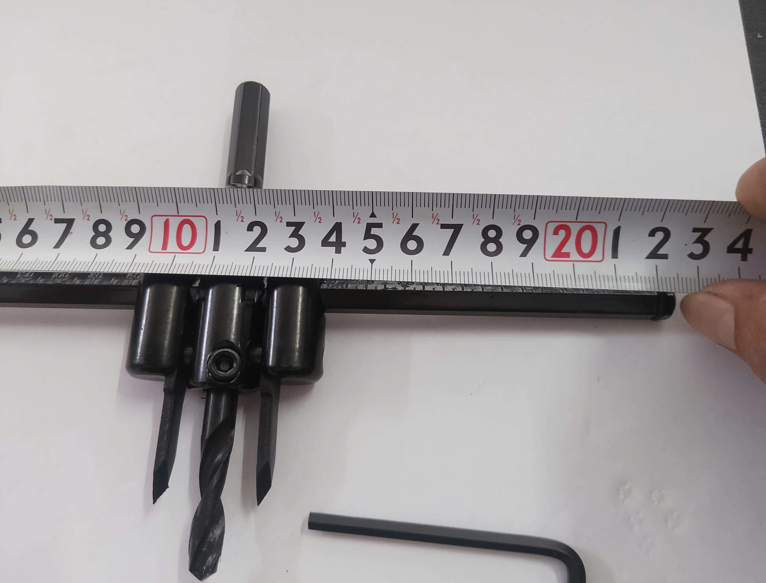Hình ảnh 12 của mặt hàng Bộ mũi khoan khoét lỗ tròn điều chỉnh 30-200mm (gỗ và thạch cao) Wadfow