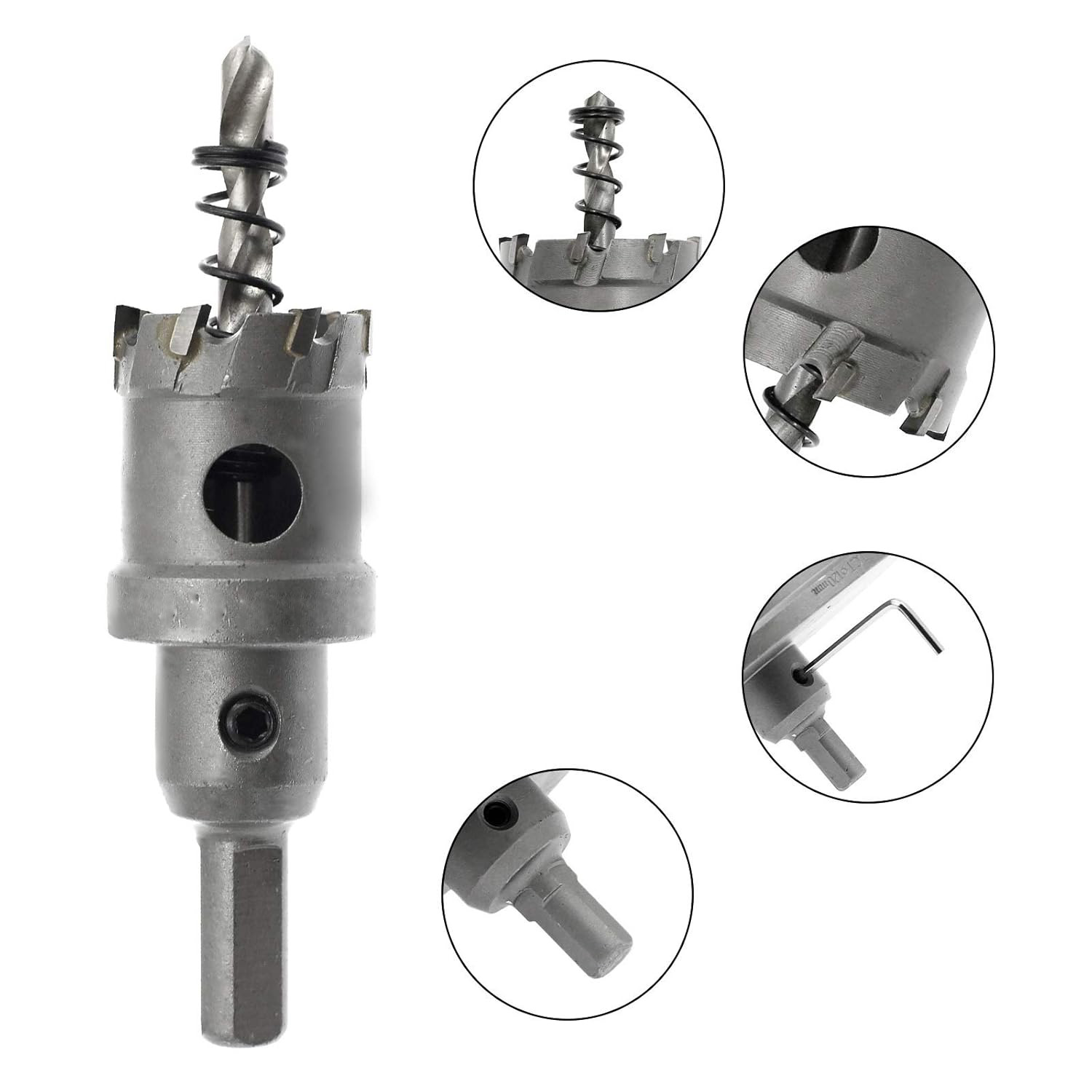 Hình ảnh 4 của mặt hàng Mũi khoét lỗ inox TCT 32mm Wadfow