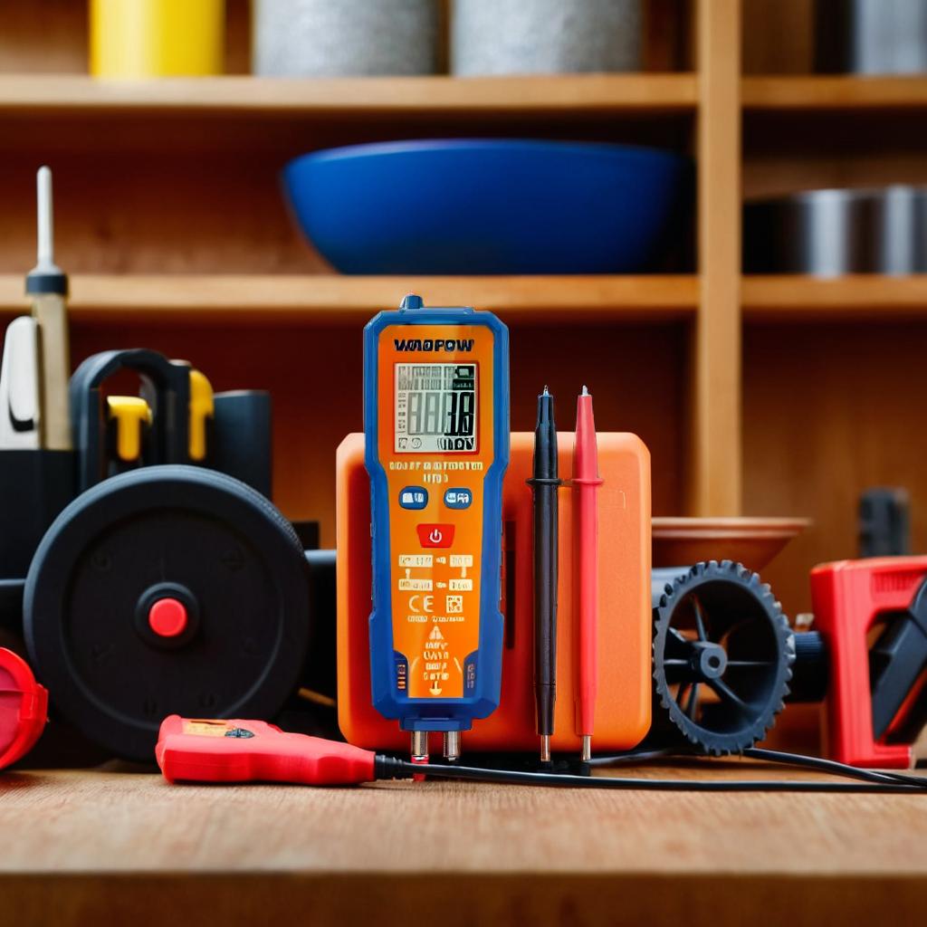 Hình ảnh 3 của mặt hàng Đồng hồ vạn năng kỹ thuật số CAT II 2000 số đếm Wadfow