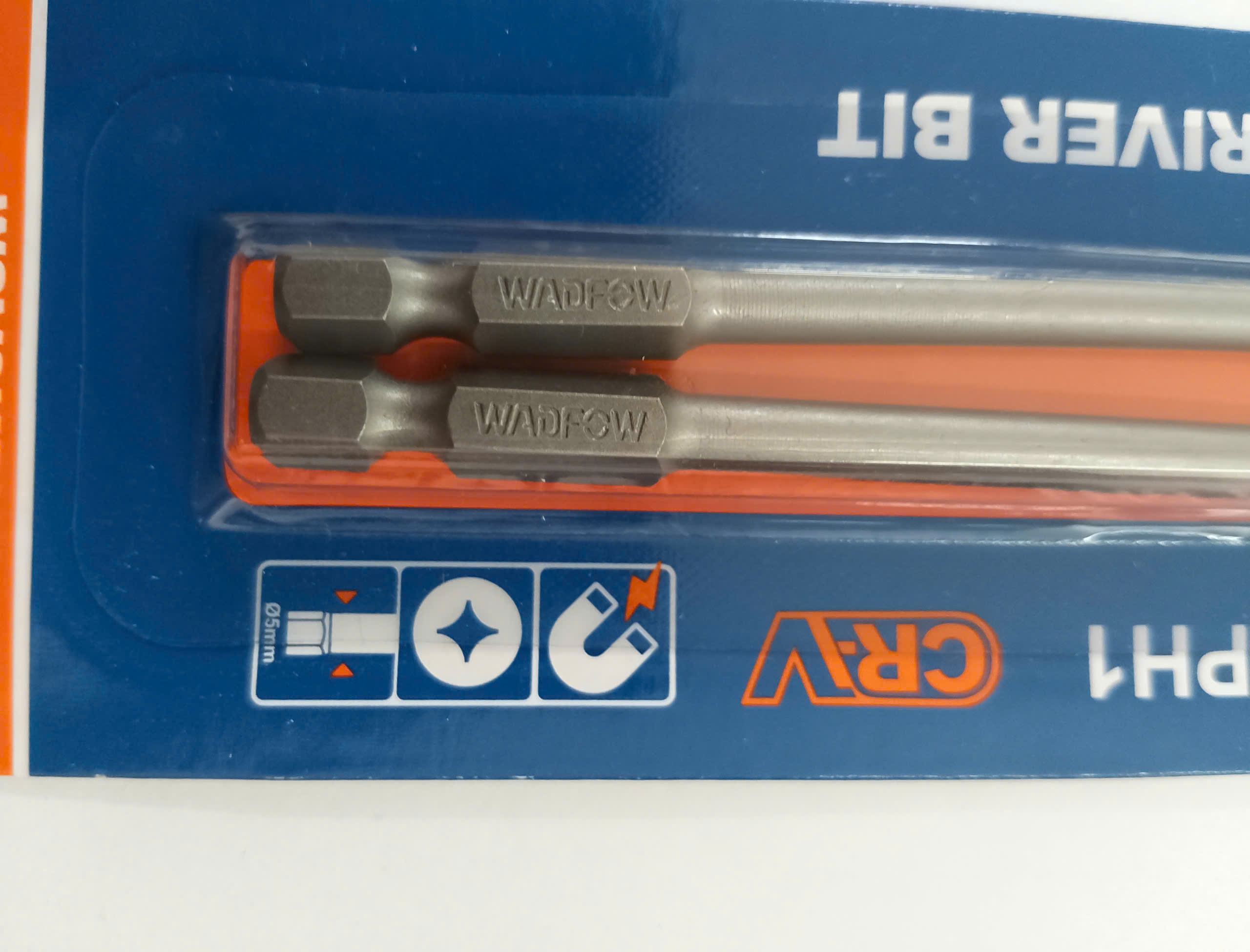 Hình ảnh 5 của mặt hàng Bộ 2 mũi vít bake nối dài PH1x100mm Wadfow