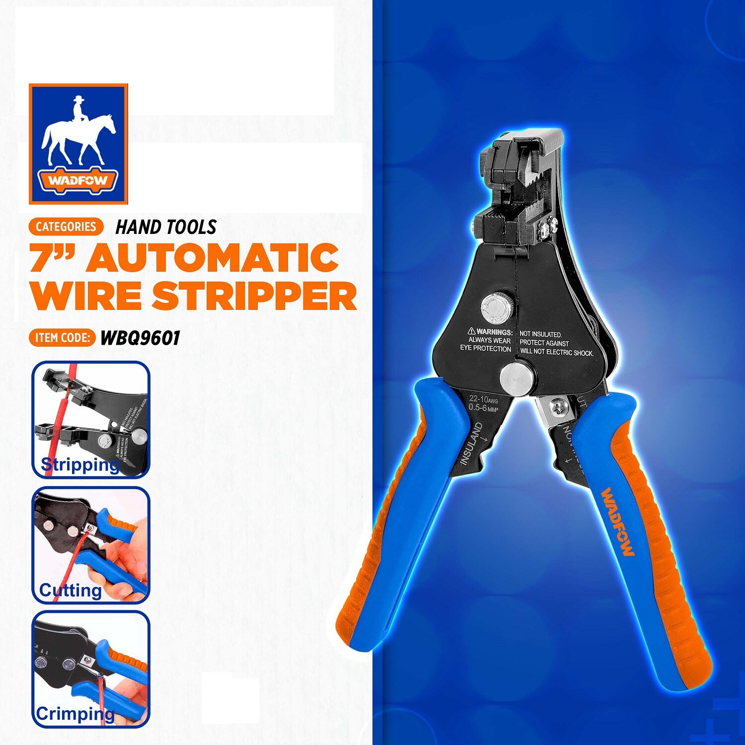 Hình ảnh 3 của mặt hàng Dụng cụ tuốt dây tự động 7" Wadfow