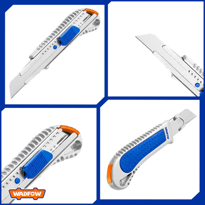 Hình ảnh 2 của mặt hàng Dao rọc giấy tự khóa 155mm Wadfow