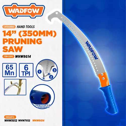 Hình ảnh 3 của mặt hàng Cưa cắt tỉa cành 350mm (14") Wadfow