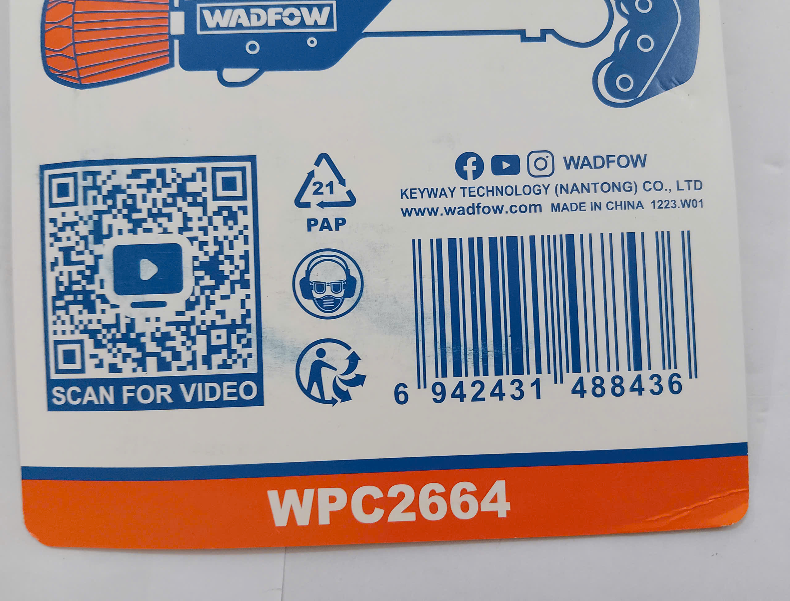 Hình ảnh 7 của mặt hàng Dụng cụ cắt ống 6-64mm Wadfow