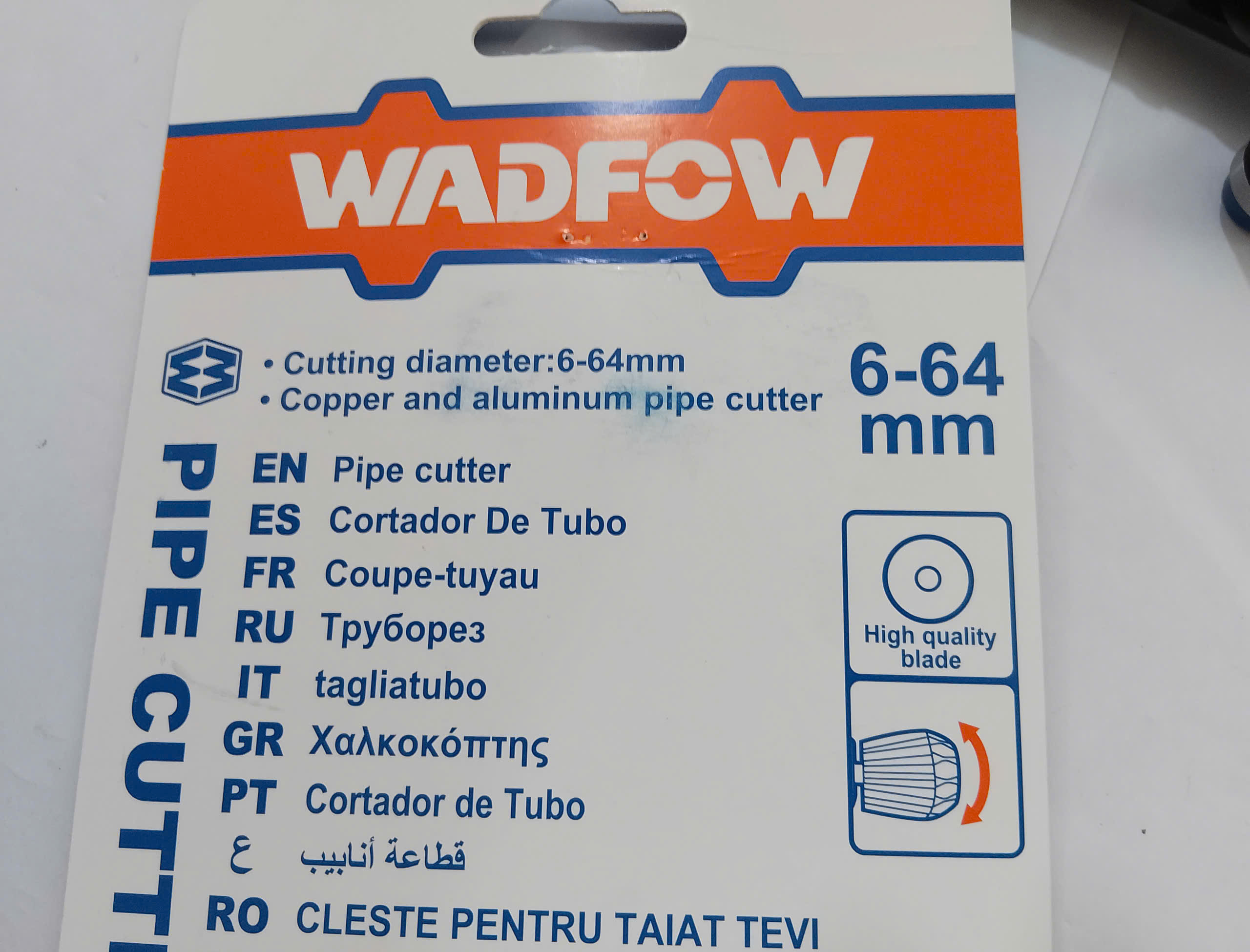 Hình ảnh 8 của mặt hàng Dụng cụ cắt ống 6-64mm Wadfow