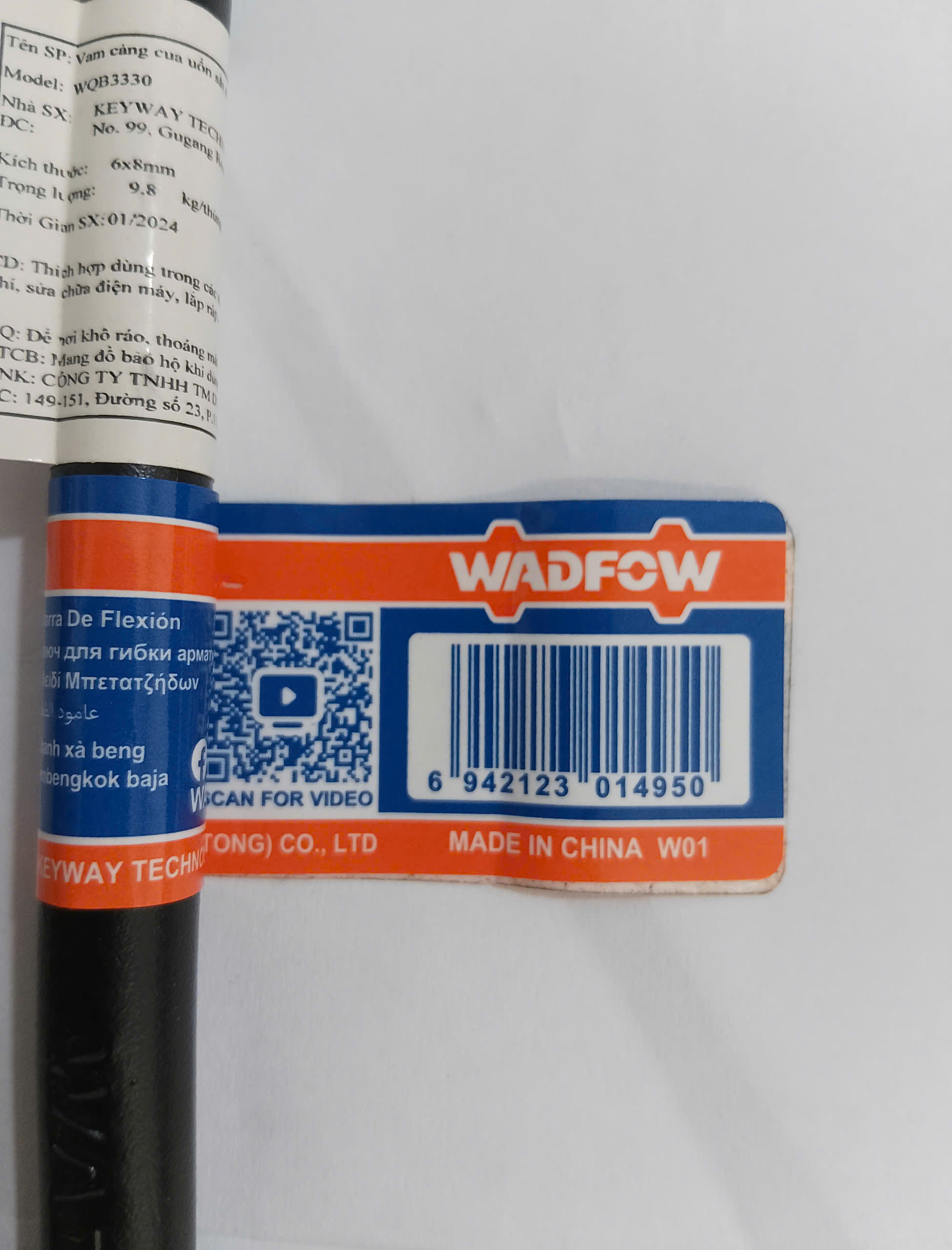 Hình ảnh 8 của mặt hàng Vam càng cua uốn sắt 6x8mm Wadfow