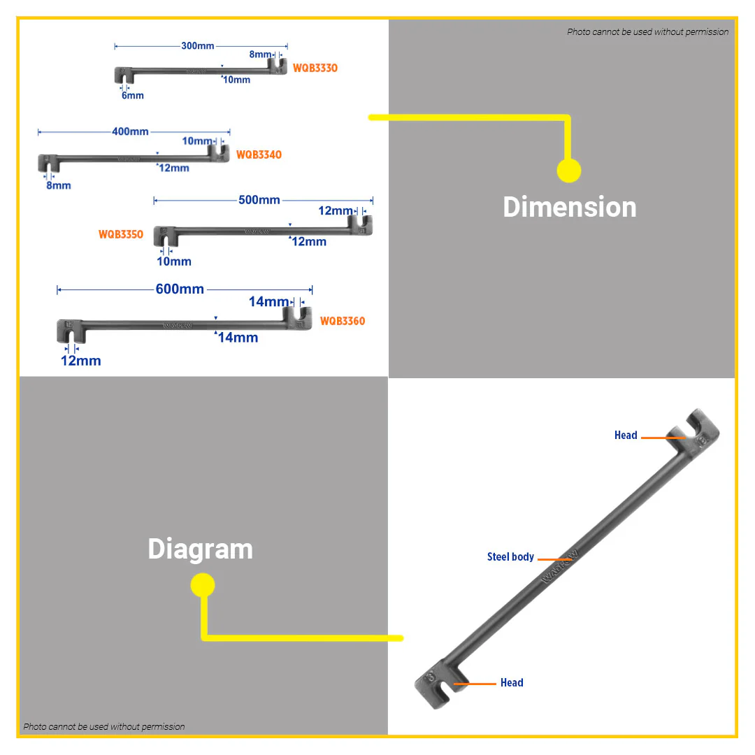 Hình ảnh 1 của mặt hàng Vam càng cua uốn sắt 6x8mm Wadfow