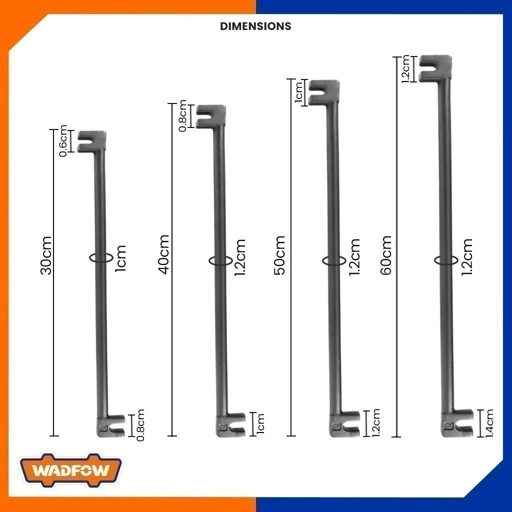 Hình ảnh 4 của mặt hàng Vam càng cua uốn sắt 6x8mm Wadfow