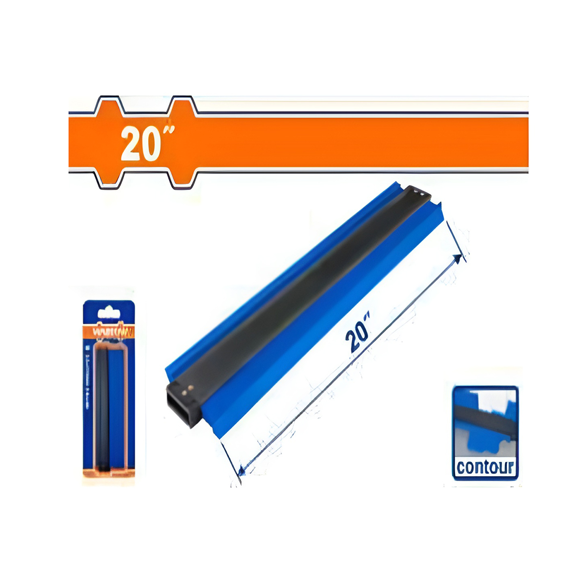 Hình ảnh 3 của mặt hàng Thước đo lấy góc đường viền 20" Wadfow