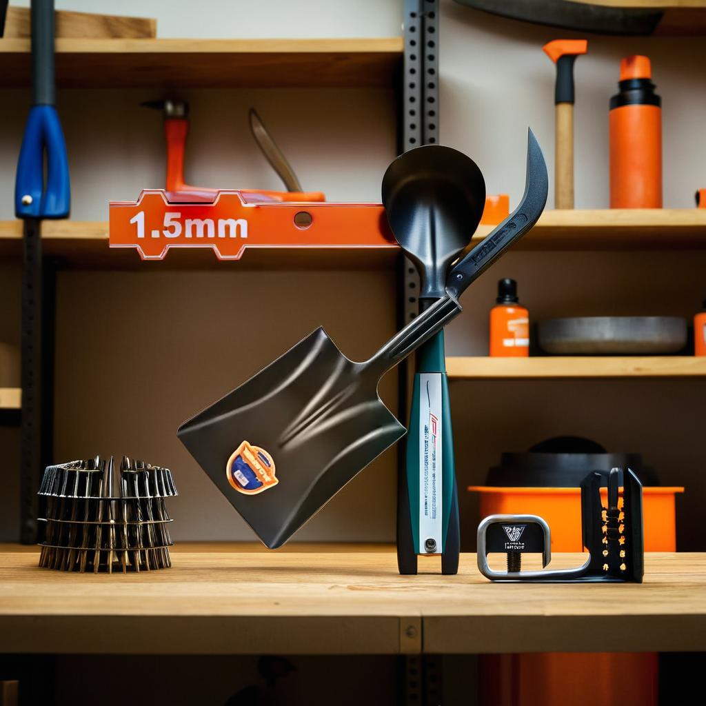 Hình ảnh 2 của mặt hàng Đầu xẻng thép vuông 245x300mm Wadfow