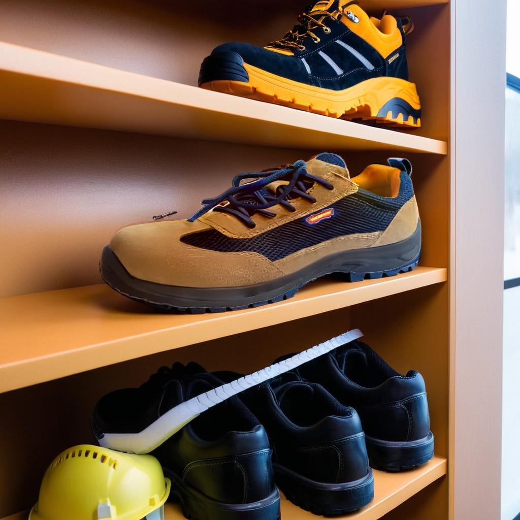 Hình ảnh 4 của mặt hàng Giày bảo hộ da lộn mũi thép size 40 Wadfow