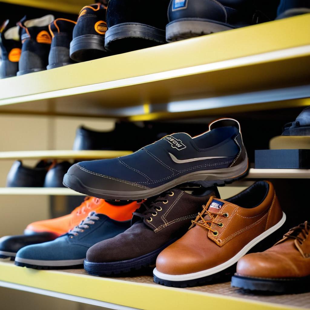 Hình ảnh 2 của mặt hàng Giày bảo hộ vải mũi đế thép size 43 Wadfow