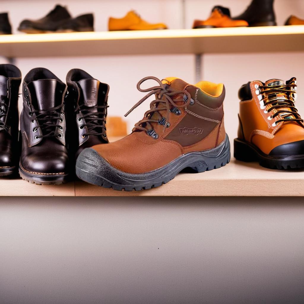 Hình ảnh 3 của mặt hàng Giày bảo hộ da mũi thép size 43 Wadfow