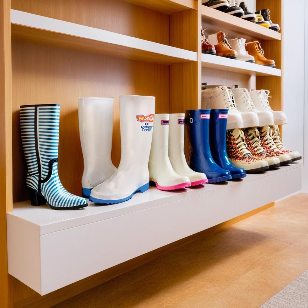 Hình ảnh 1 của mặt hàng Ủng cao trắng đi mưa size 39 Wadfow