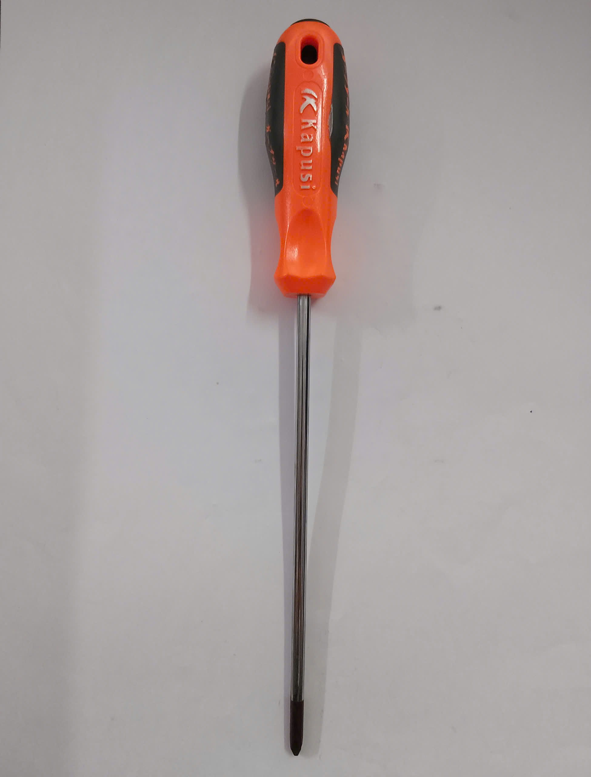 Hình ảnh 8 của mặt hàng Tua vít 4 cạnh 1 đầu 6x200mm cán cam đen Kapusi