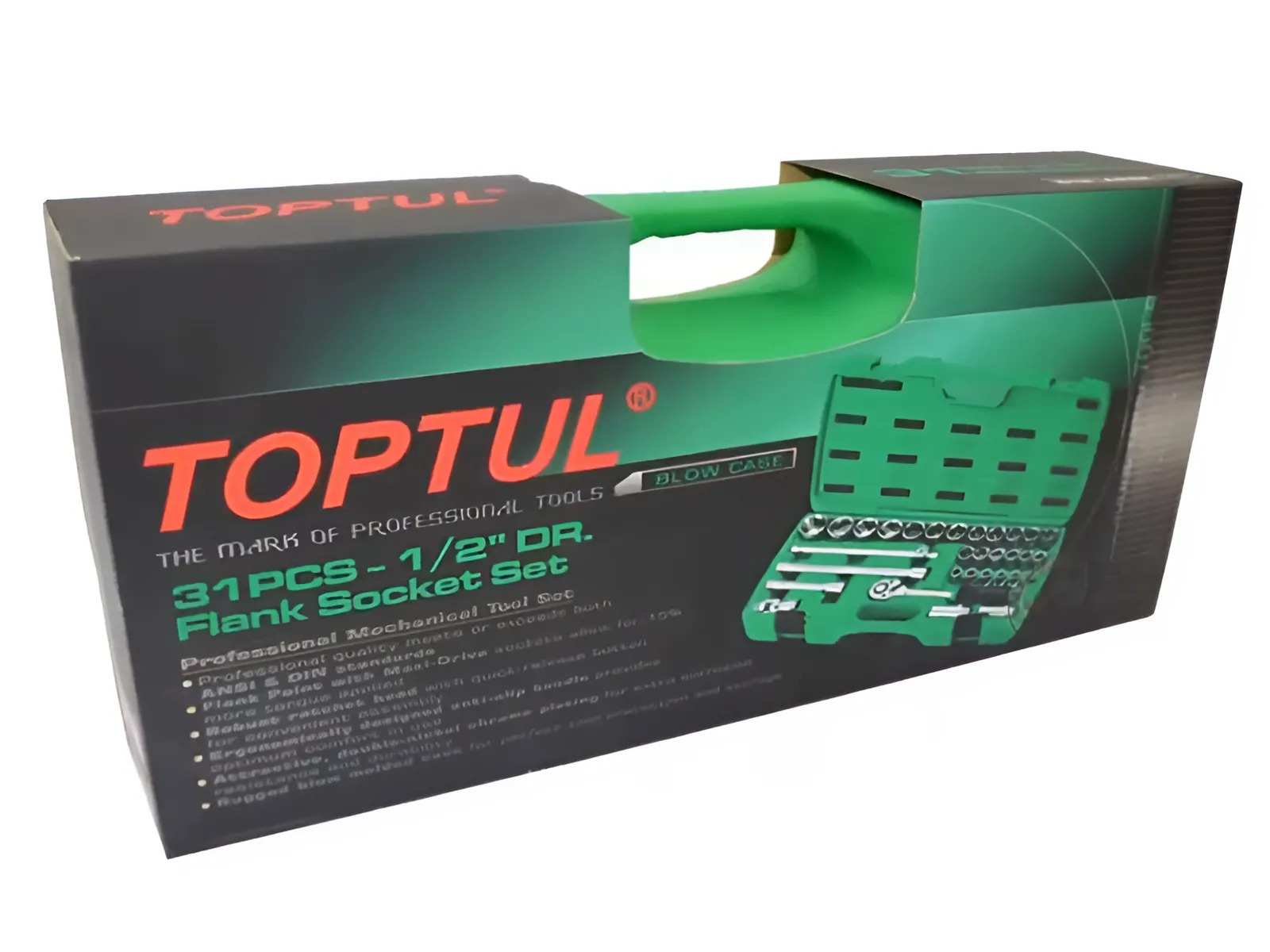 Hình ảnh 7 của mặt hàng Bộ tuýp đầu 1/2" 31 chi tiết Toptul