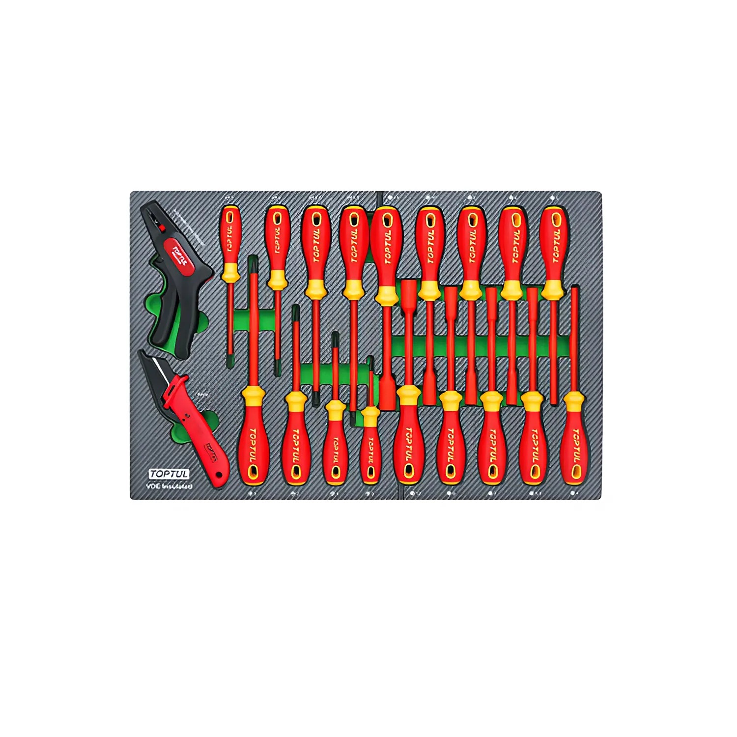 Hình ảnh 1 của mặt hàng Khay dụng cụ cầm tay 20 chi tiết Toptul
