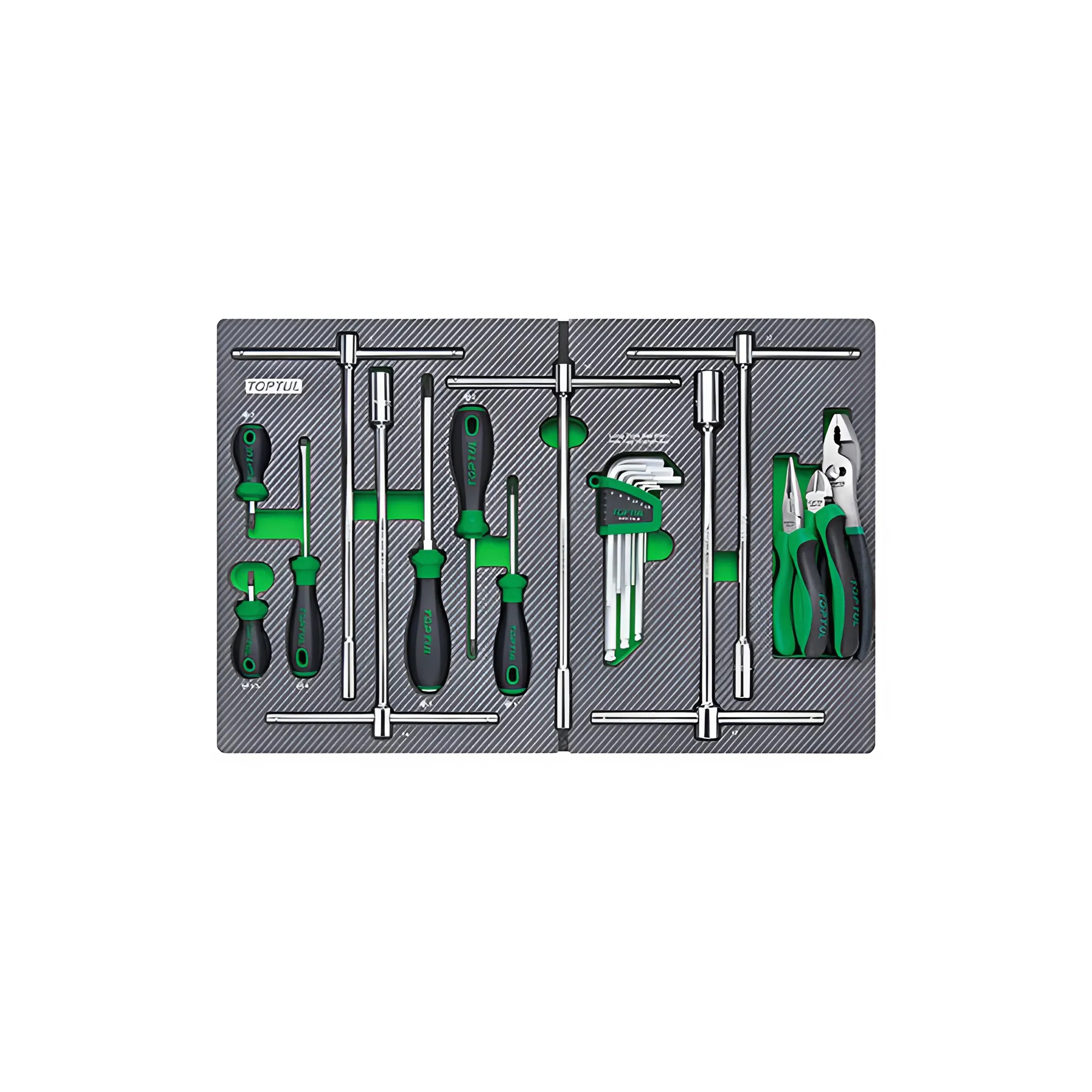 Hình ảnh 1 của mặt hàng Khay dụng cụ cầm tay 23 chi tiết Toptul