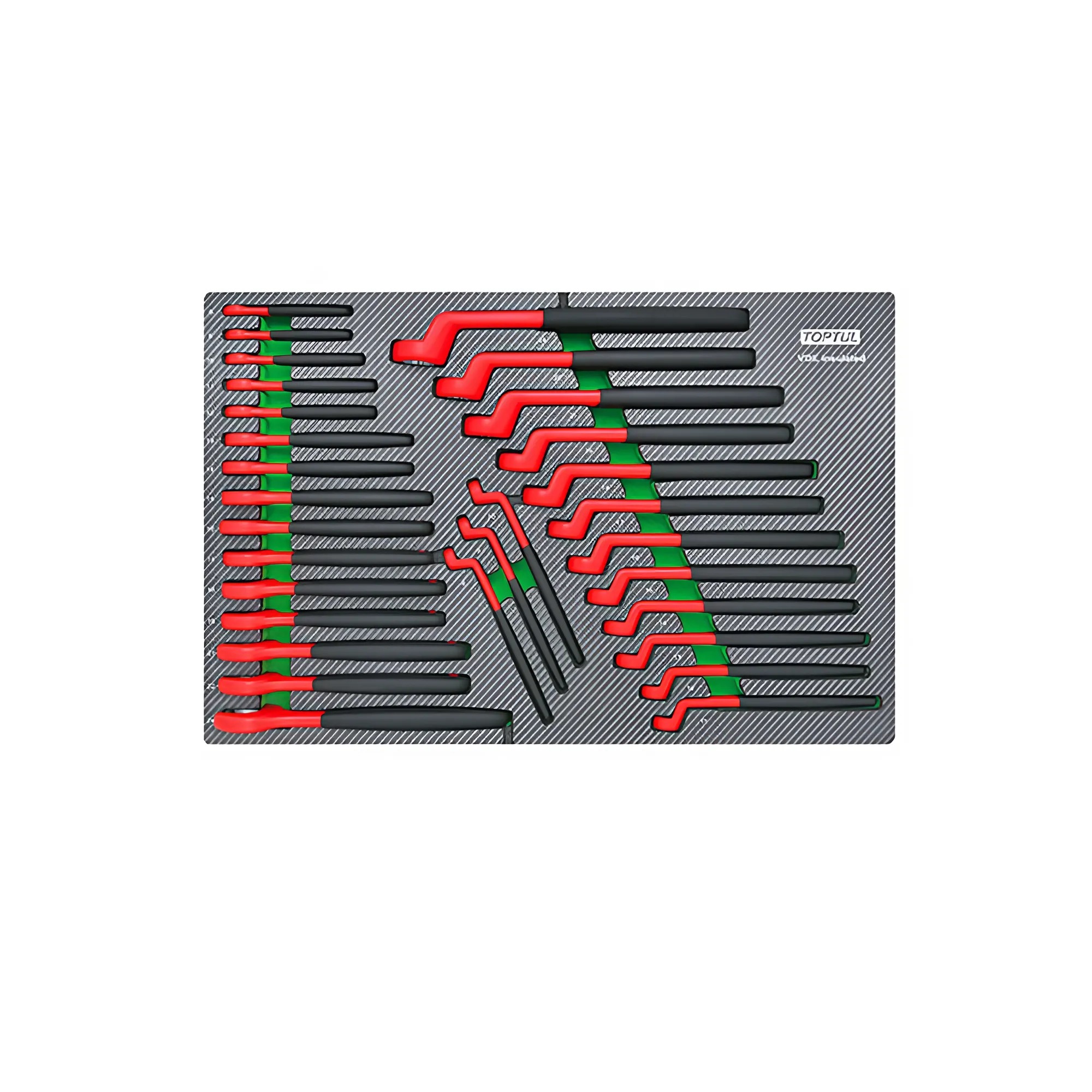 Hình ảnh 1 của mặt hàng Khay dụng cụ cầm tay 30 chi tiết Toptul