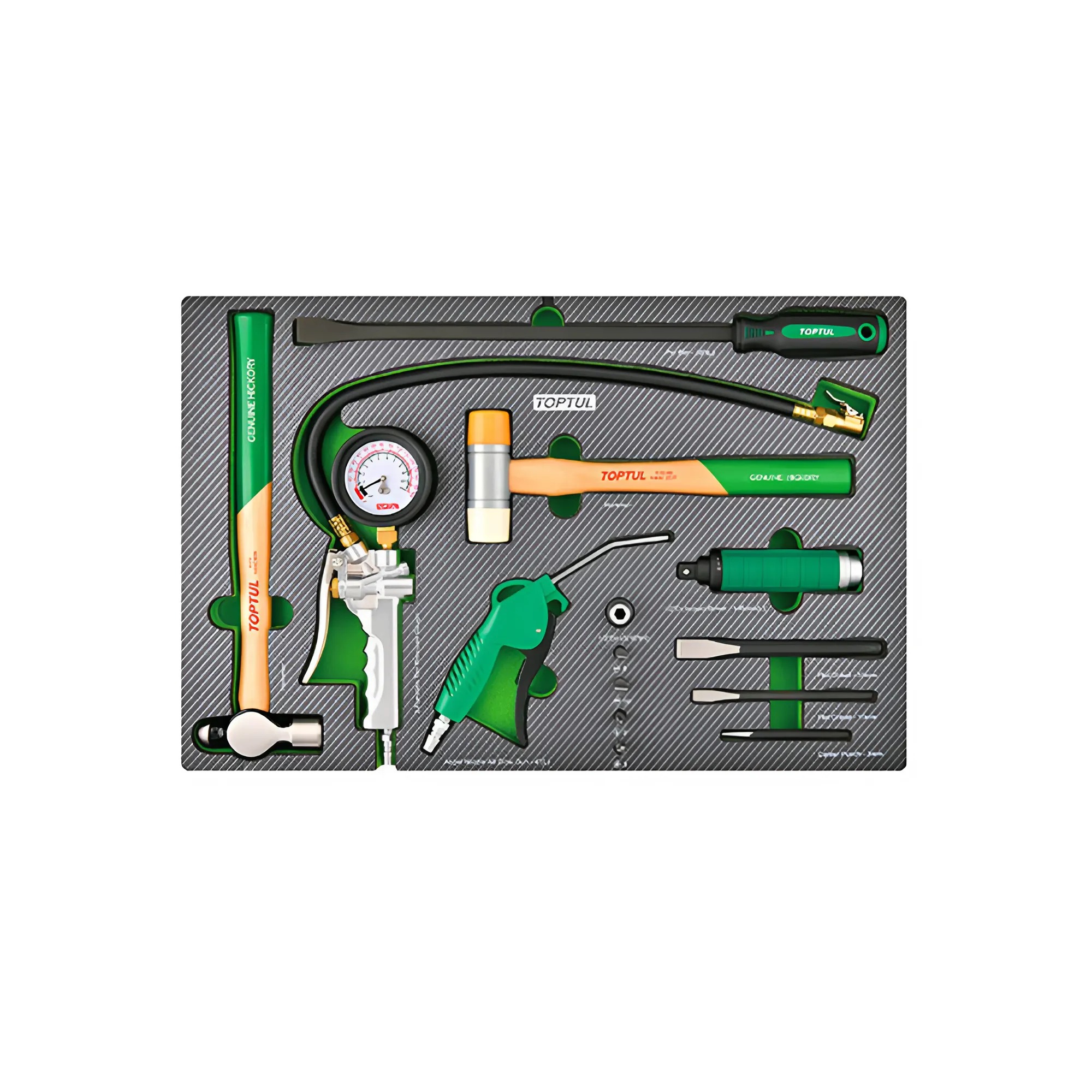 Hình ảnh 1 của mặt hàng Khay dụng cụ cầm tay 16 chi tiết Toptul