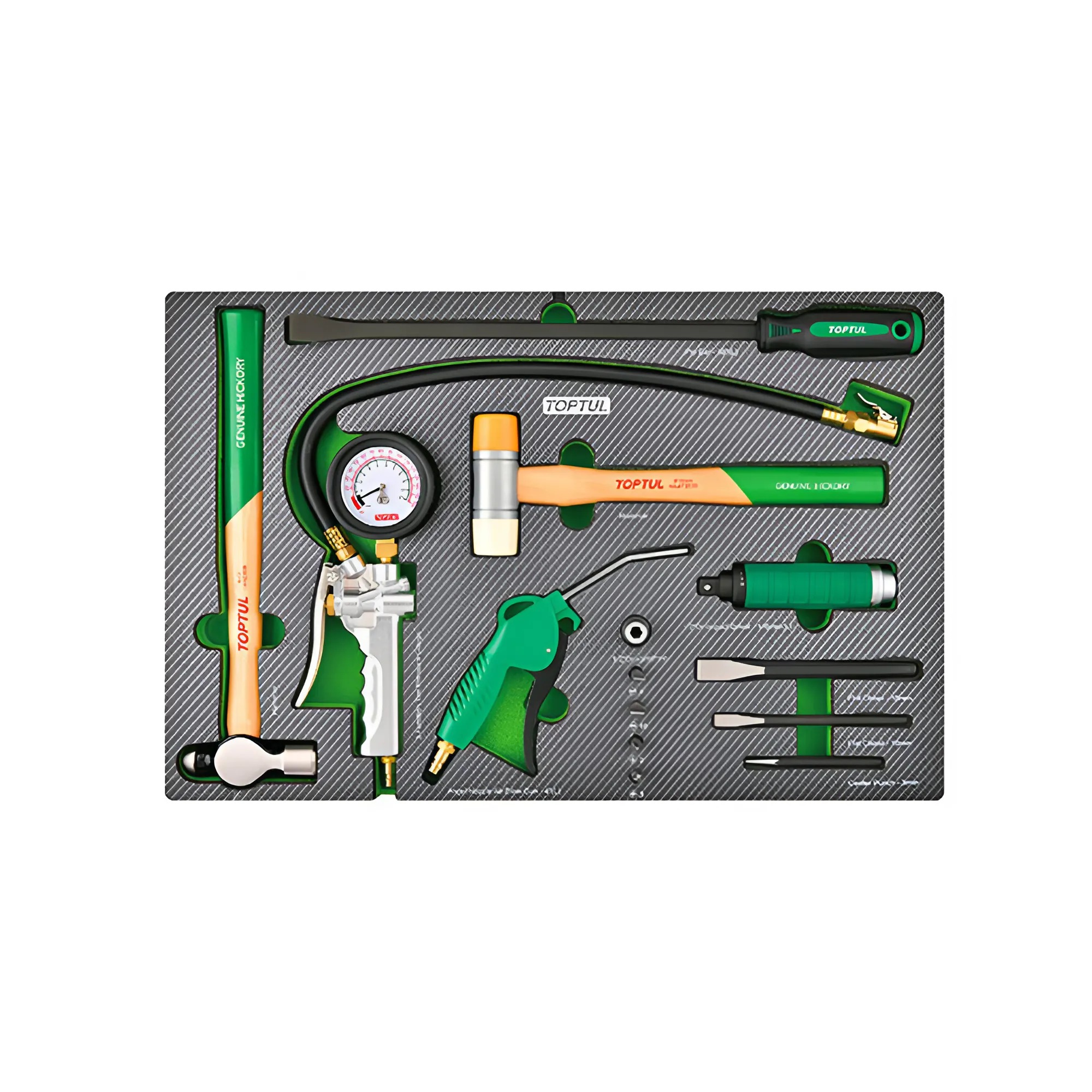 Hình ảnh 1 của mặt hàng Khay dụng cụ cầm tay 16 chi tiết Toptul